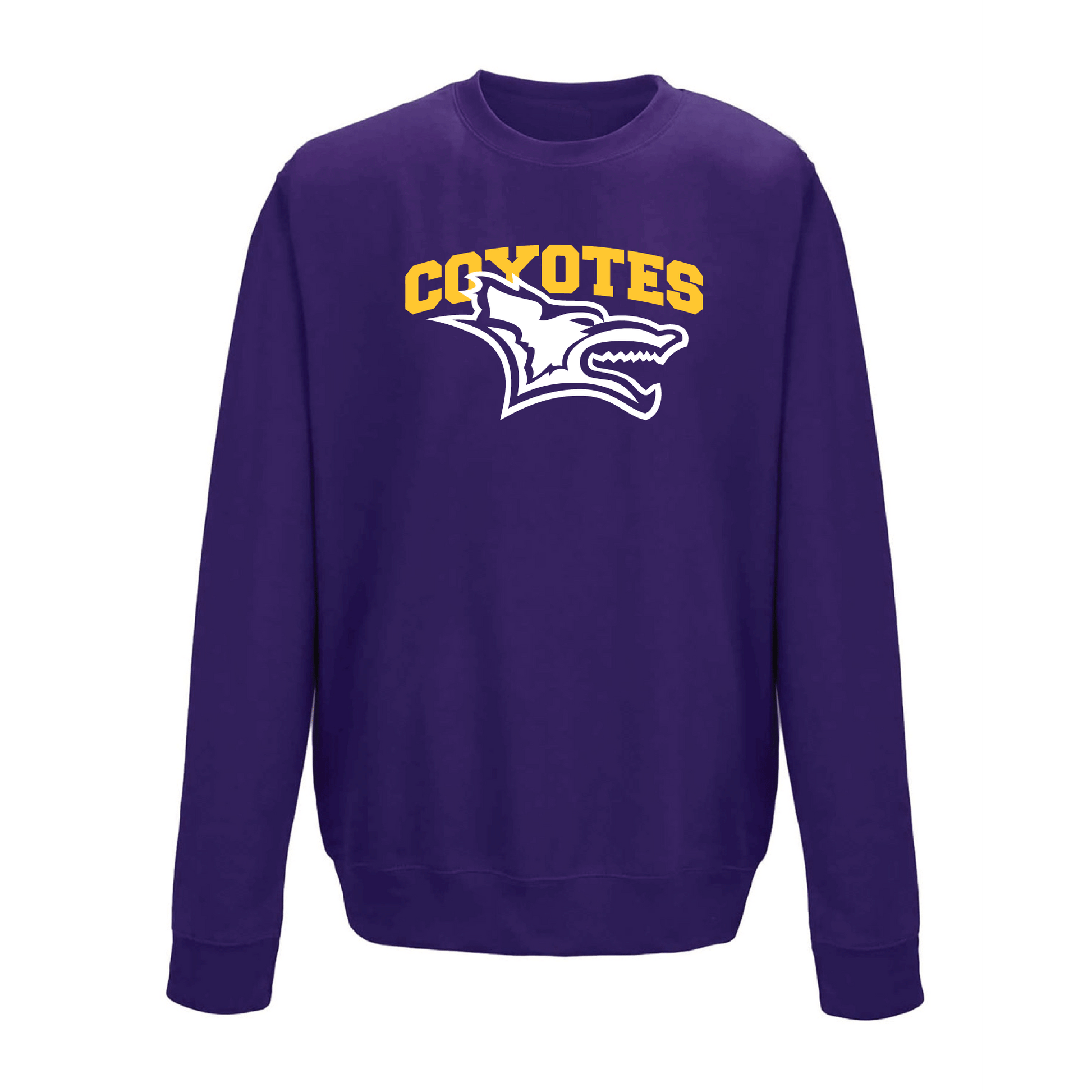 Kansas Wesleyan University Coyotes Jumbo Logo Crewneck Sweatshirt