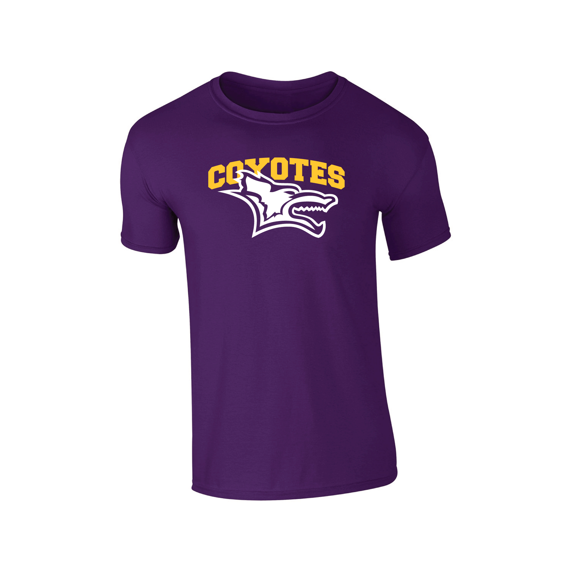 Kansas Wesleyan University Coyotes Jumbo Logo Adult T-Shirt