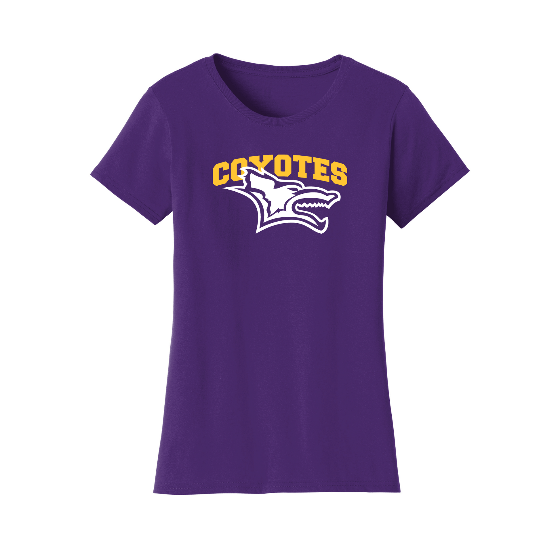 Kansas Wesleyan University Coyotes Jumbo Logo Womens T-Shirt