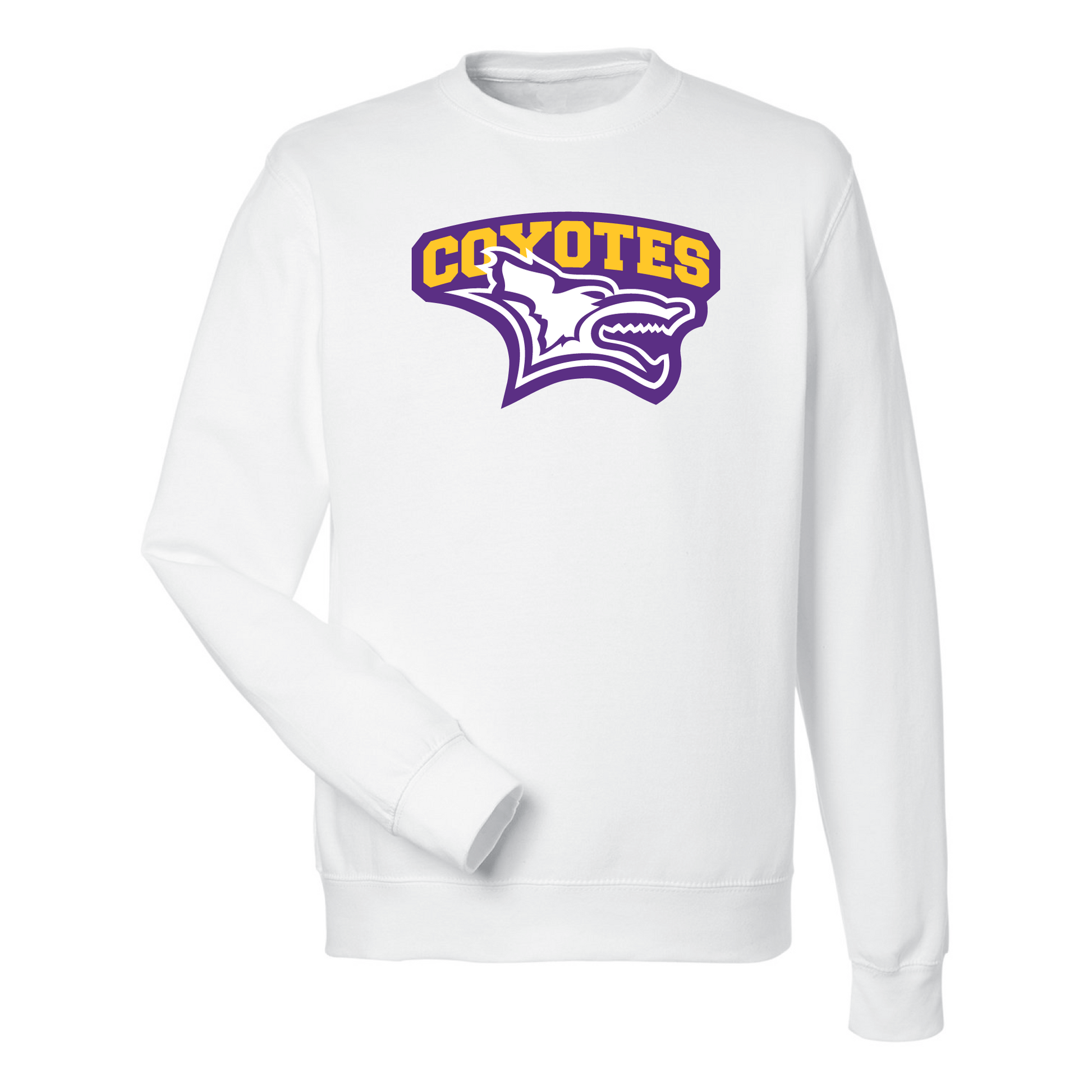 Kansas Wesleyan University Coyotes Jumbo Logo Crewneck Sweatshirt