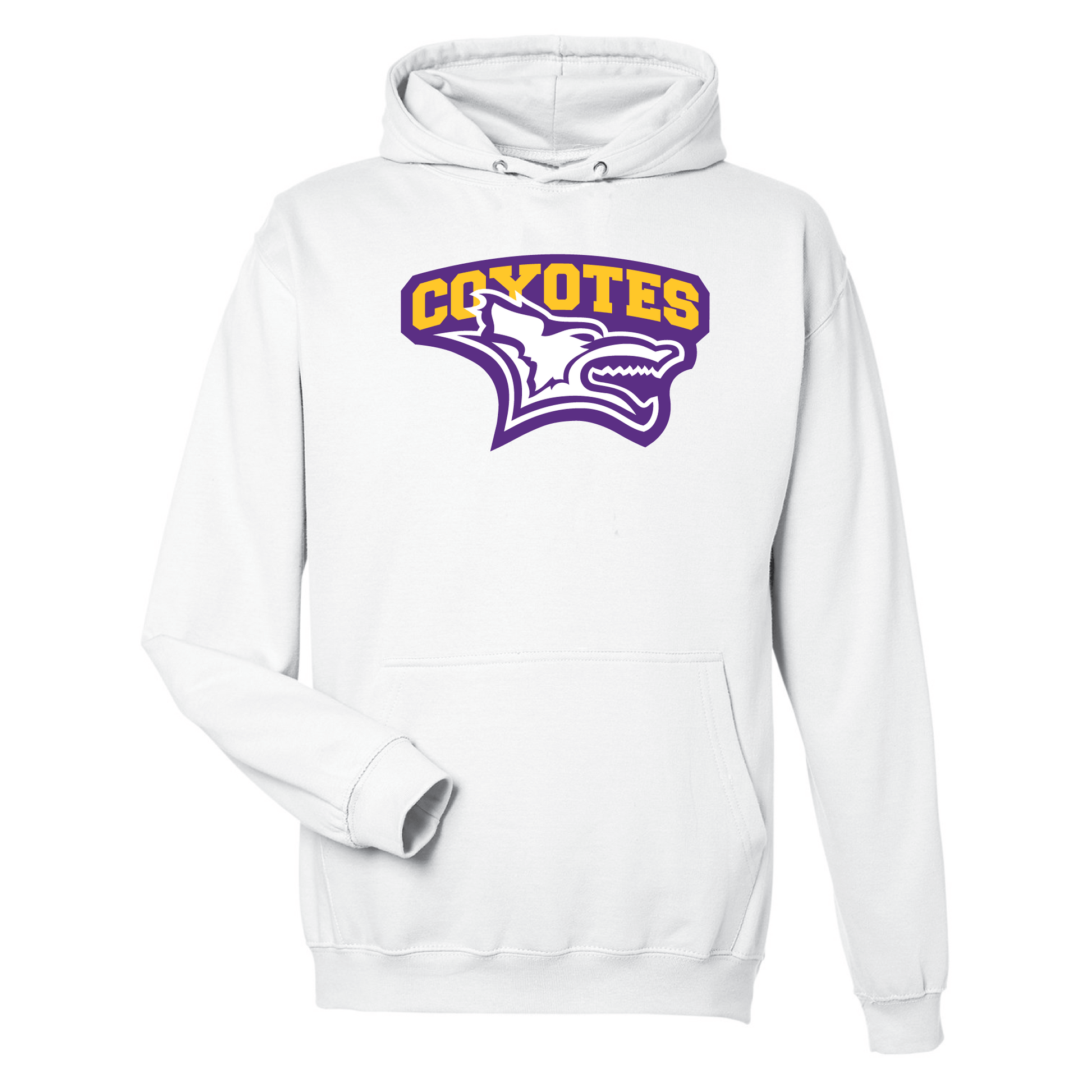 Kansas Wesleyan University Coyotes Jumbo Logo Hooded Sweatshirt