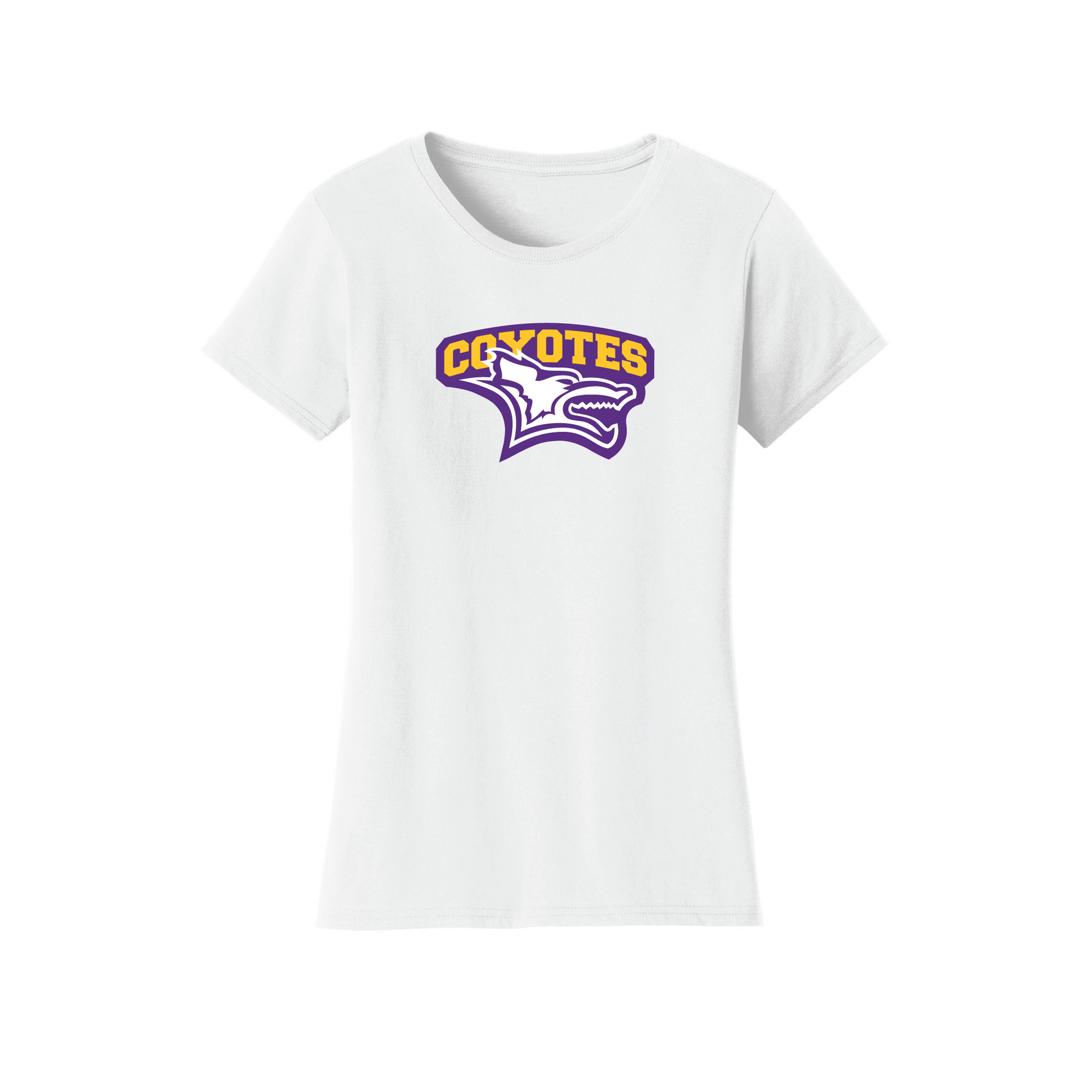 Kansas Wesleyan University Coyotes Jumbo Logo Womens T-Shirt