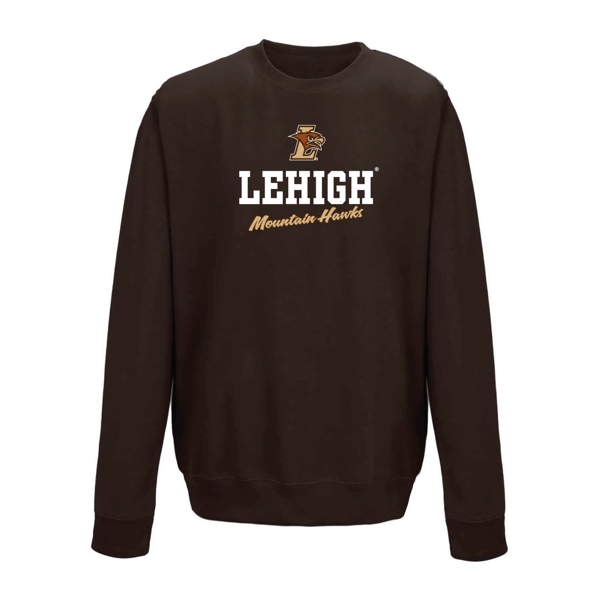 Lehigh University Mountain Hawks Campus Script Crewneck Sweatshirt