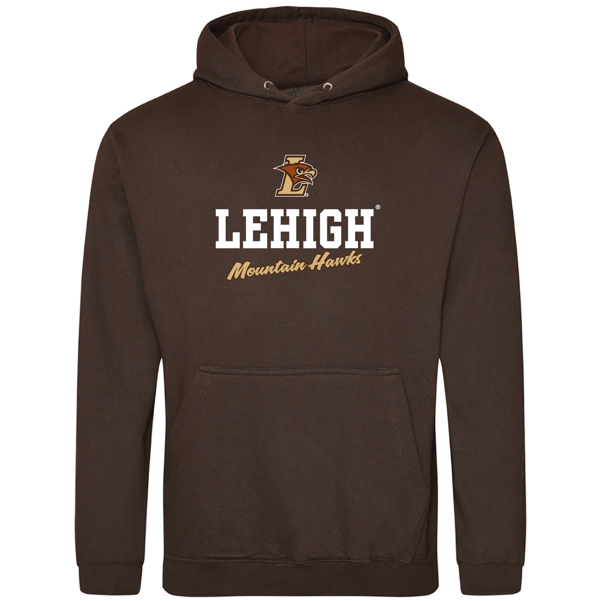 Lehigh University Mountain Hawks Campus Script Hooded Sweatshirt