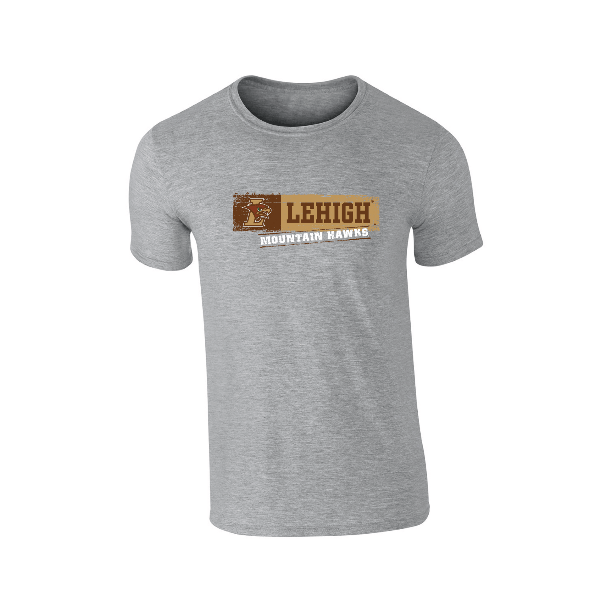 Lehigh University Mountain Hawks Sticker Adult T-Shirt