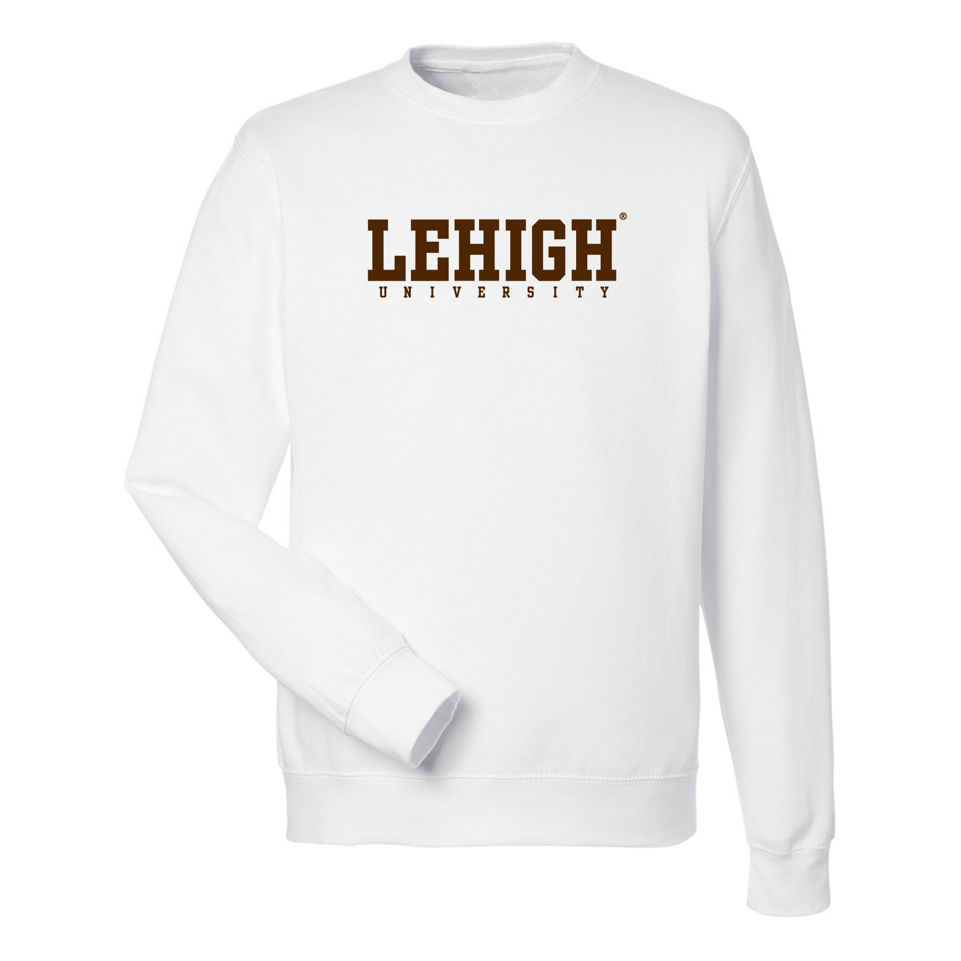 Lehigh University Mountain Hawks Block Crewneck Sweatshirt