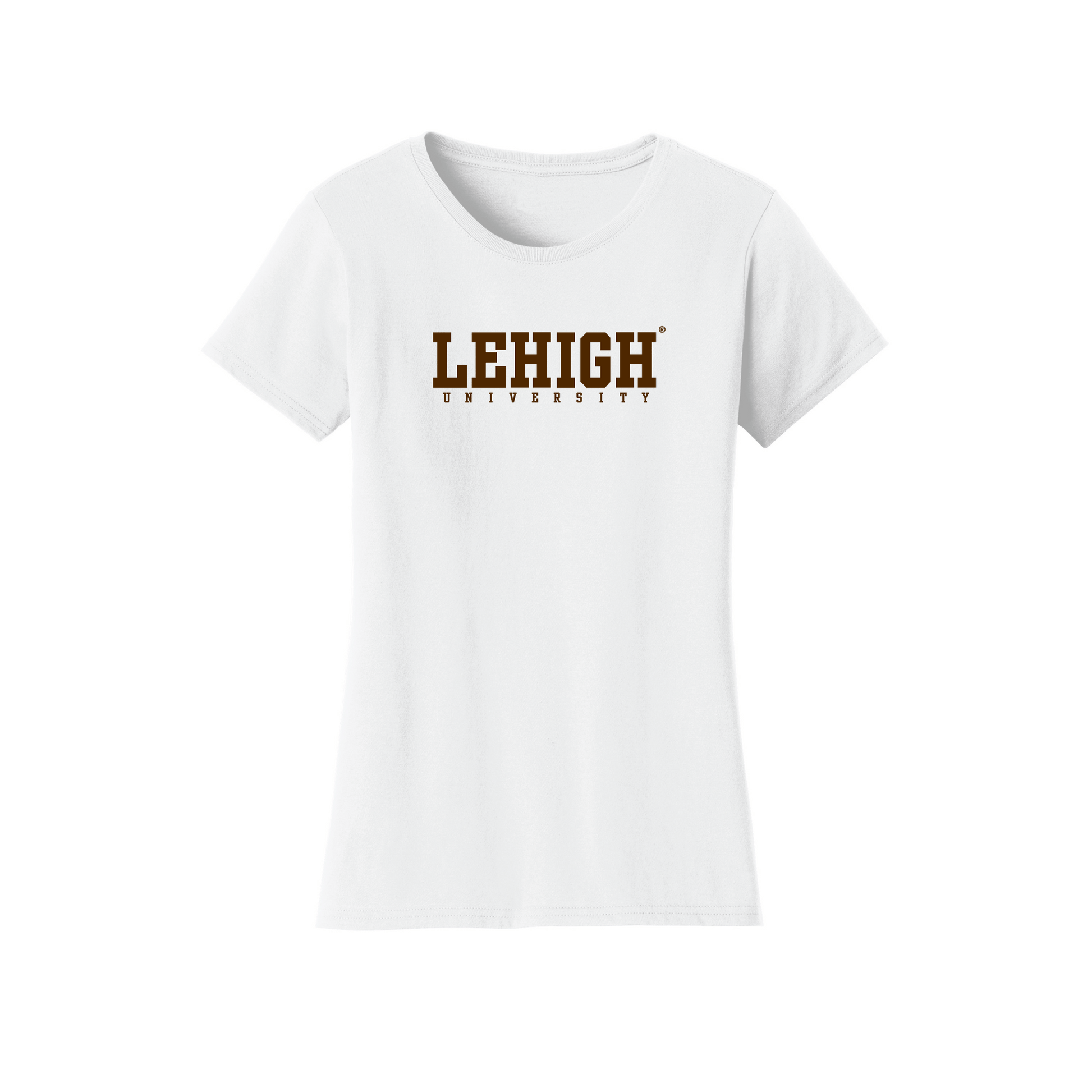 Lehigh University Mountain Hawks Block Womens T-Shirt