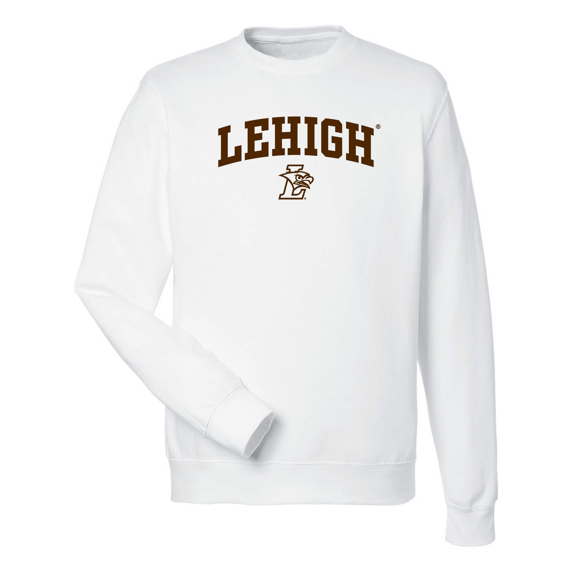 Lehigh University Mountain Hawks Jumbo Arch Crewneck Sweatshirt