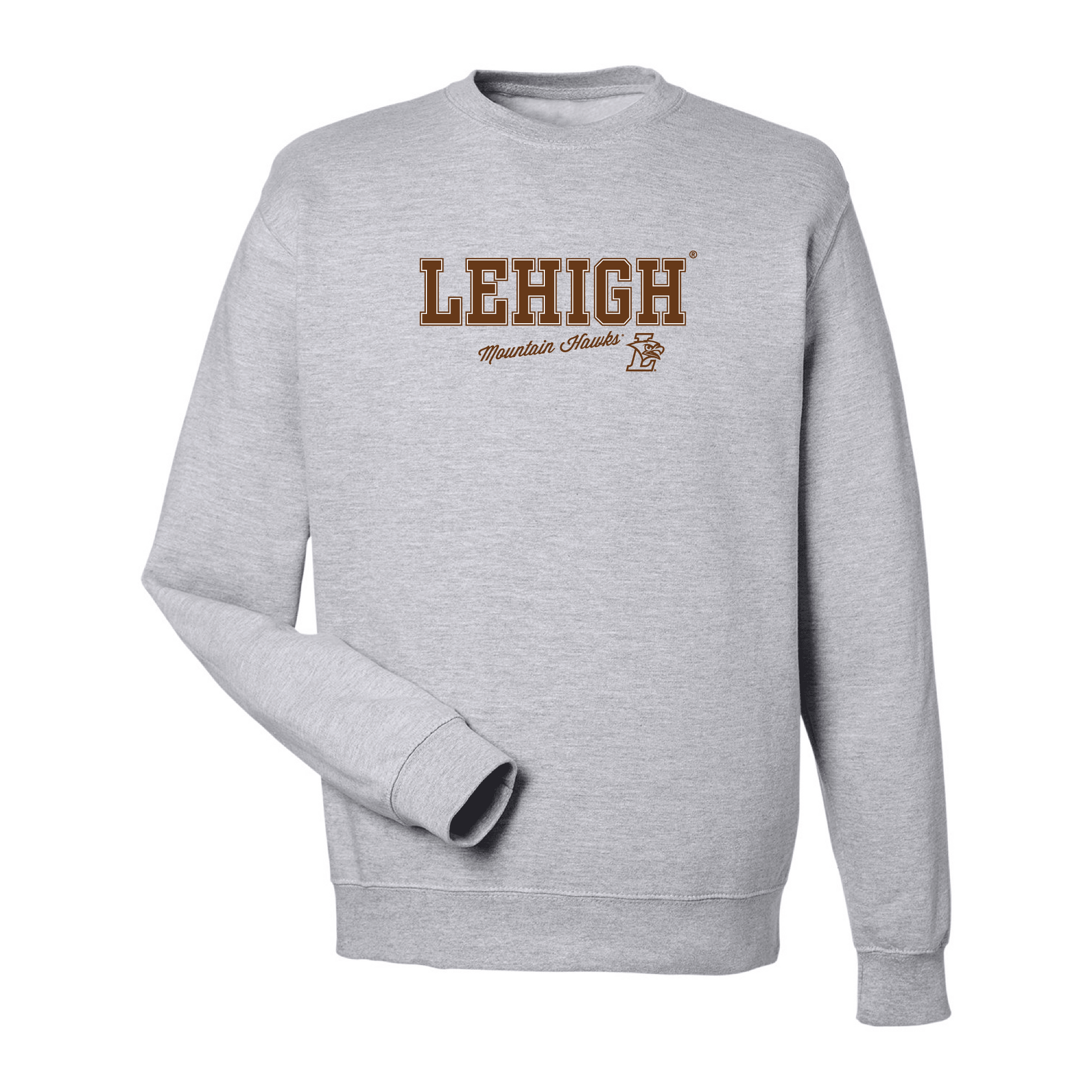 Lehigh University Mountain Hawks Uphill Victory Crewneck Sweatshirt