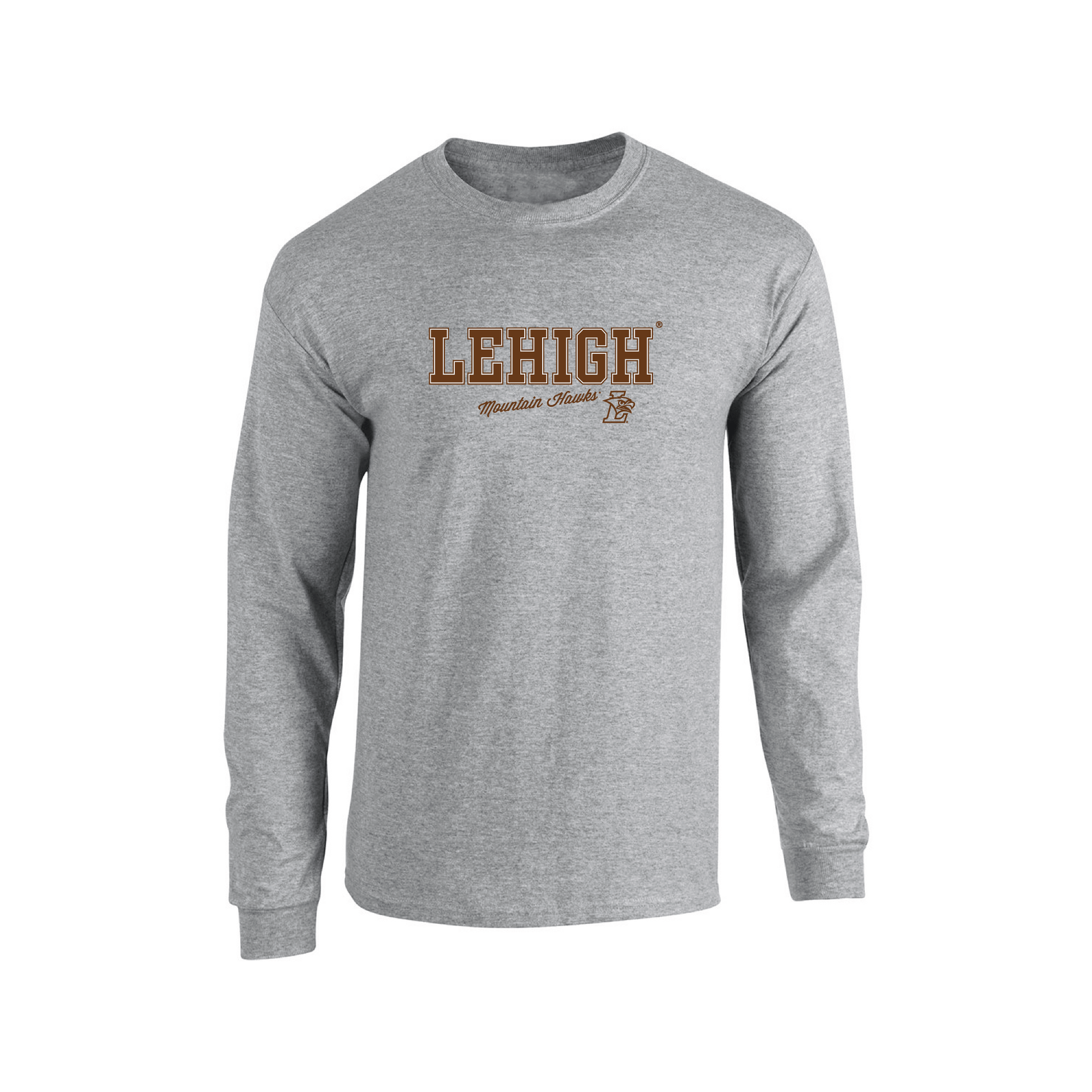 Lehigh University Mountain Hawks Uphill Victory Adult Long Sleeve T-Shirt