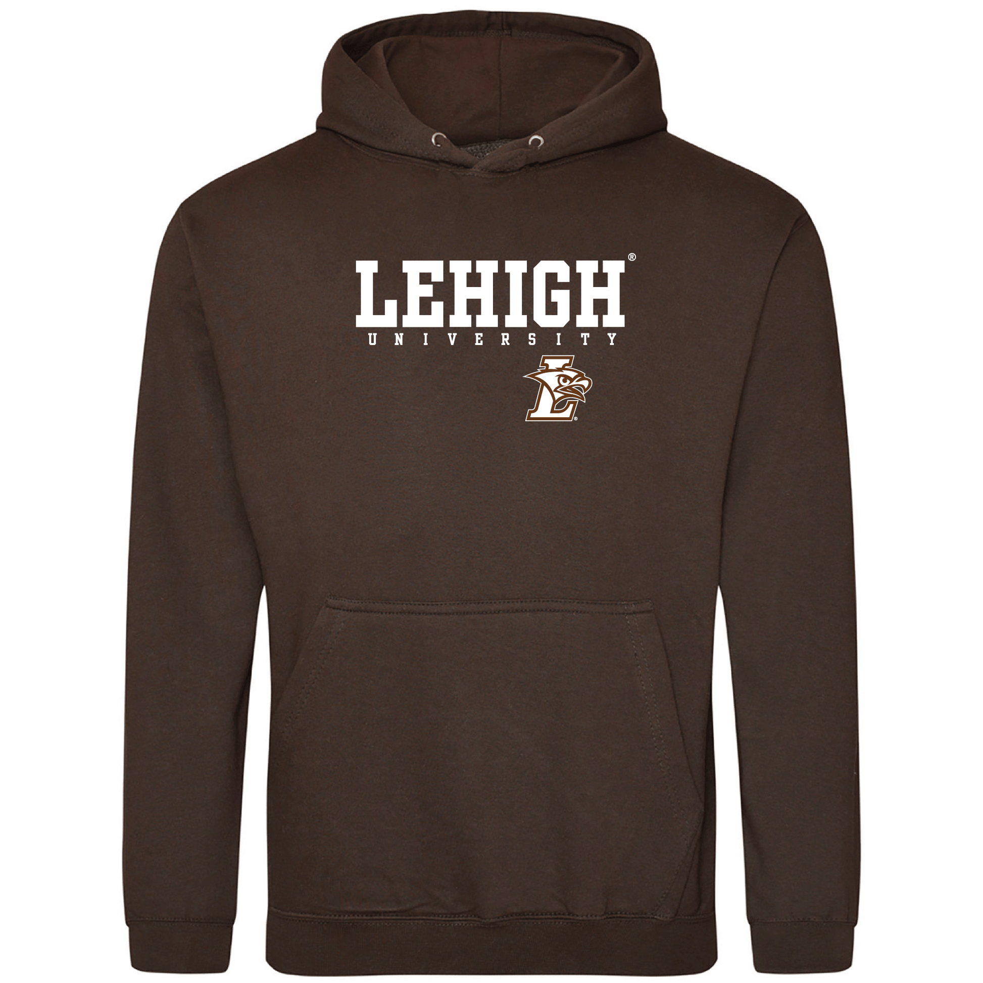 Lehigh University Mountain Hawks Machine Script Hooded Sweatshirt
