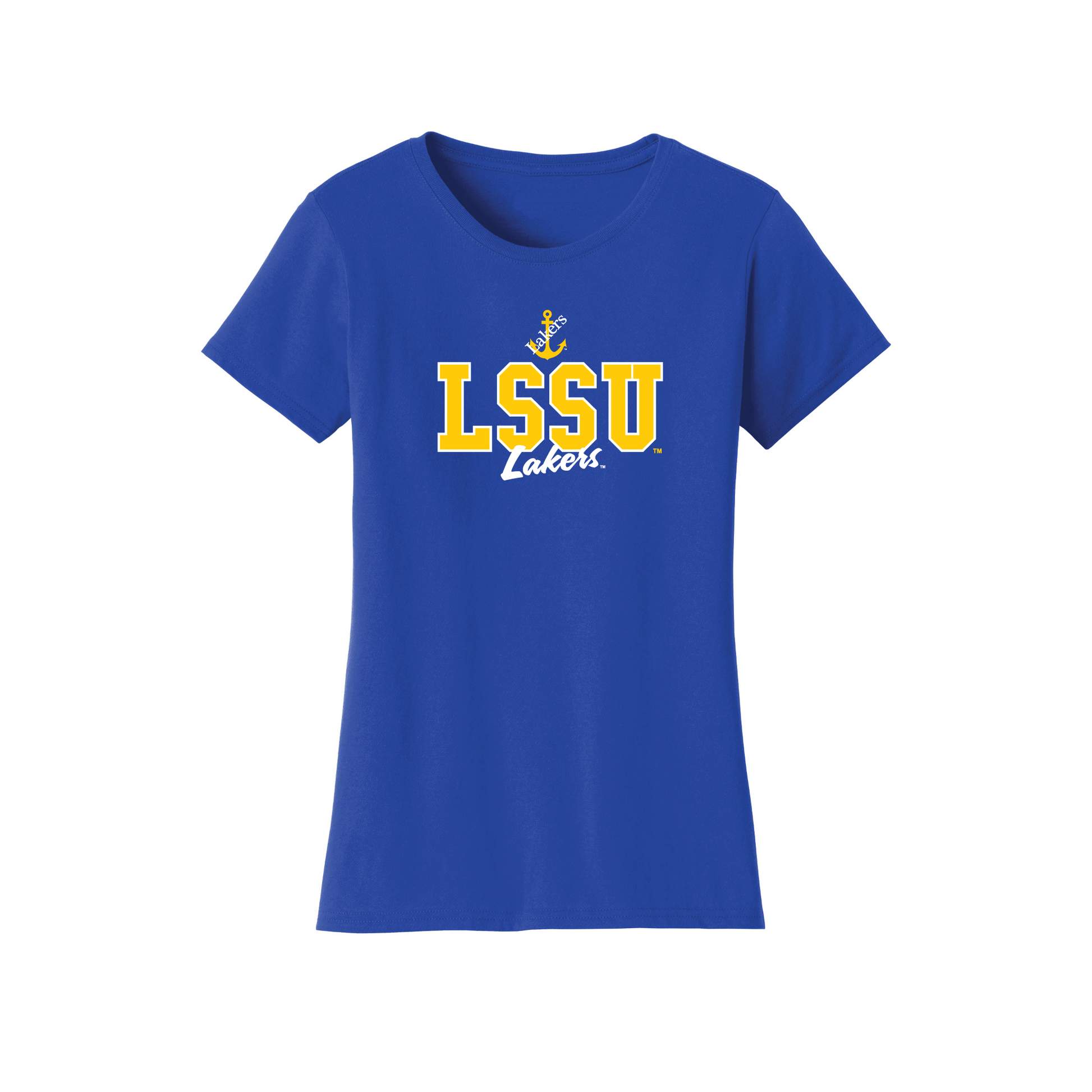 Lake Superior State University Lakers Campus Script Womens T-Shirt