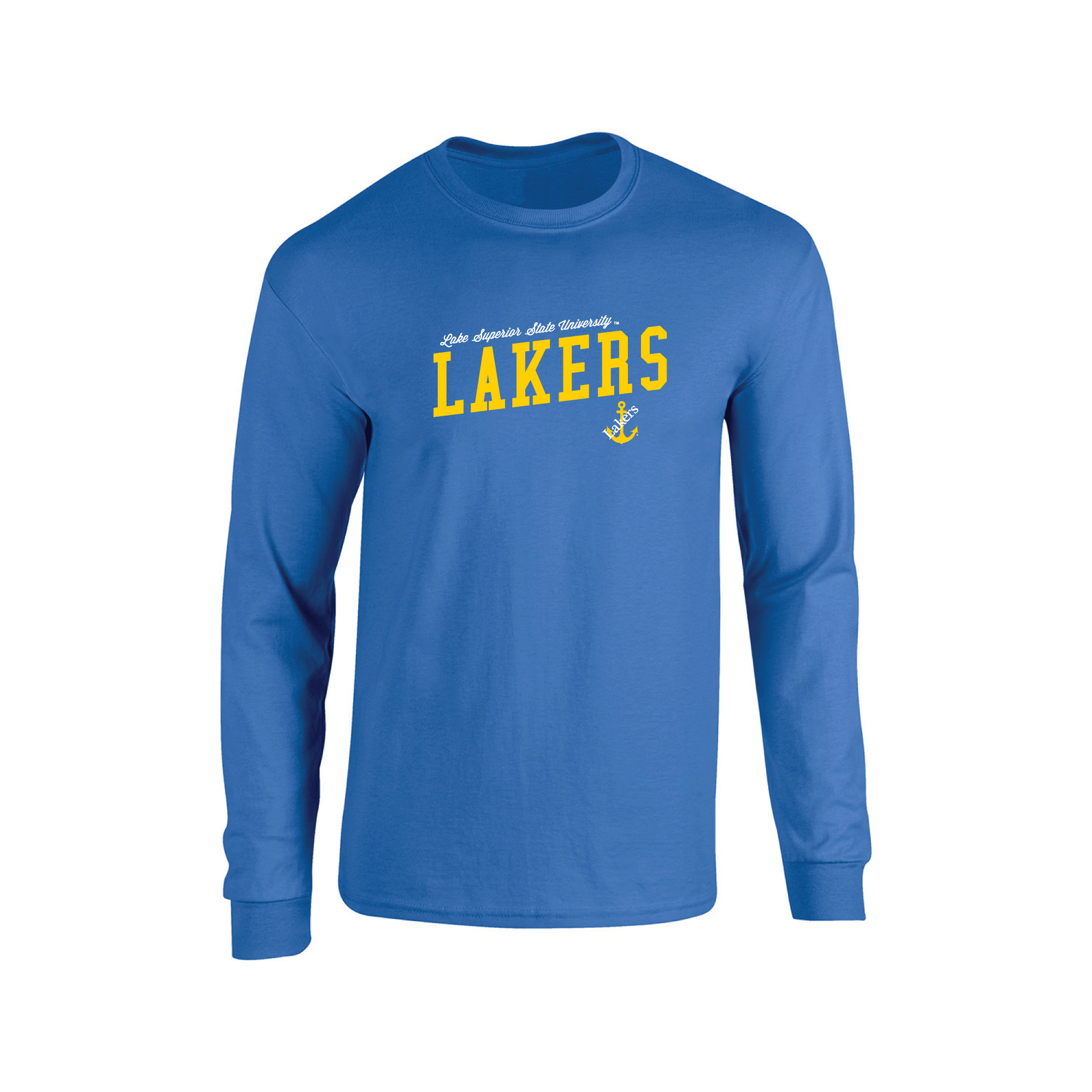 Lake Superior State University Lakers Uphill Victory Adult Long Sleeve T-Shirt