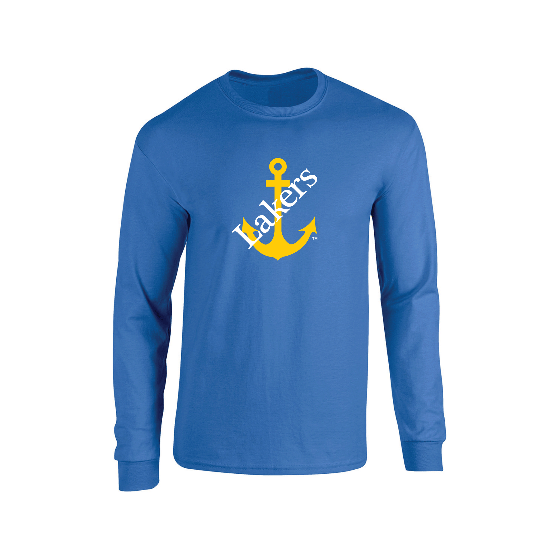 Lake Superior State University Lakers Jumbo Logo Adult Long Sleeve T-Shirt