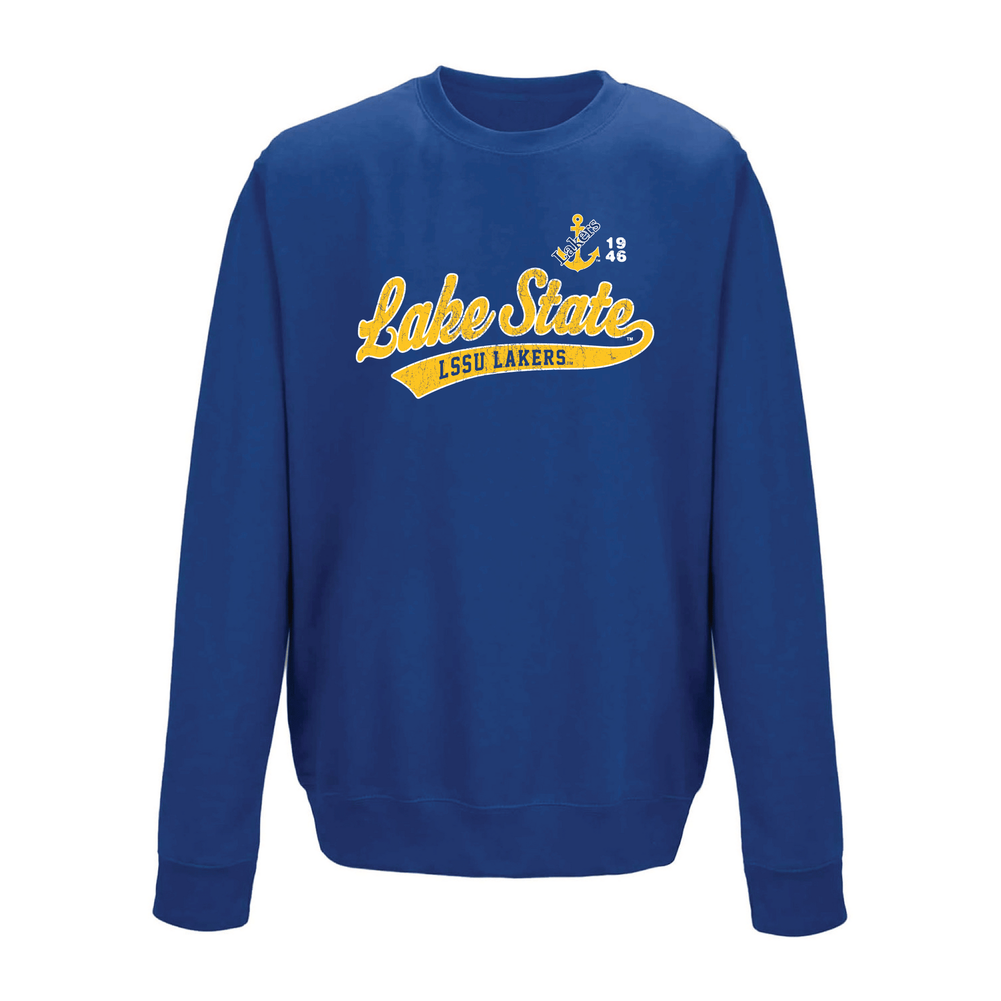 Lake Superior State University Lakers Old School Crewneck Sweatshirt