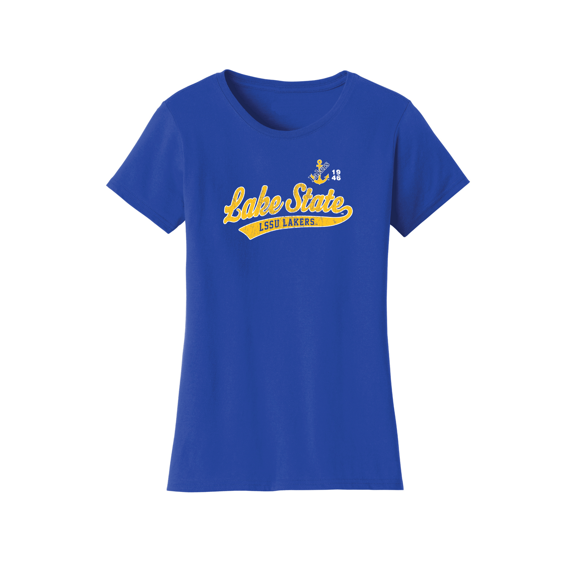 Lake Superior State University Lakers Old School Womens T-Shirt