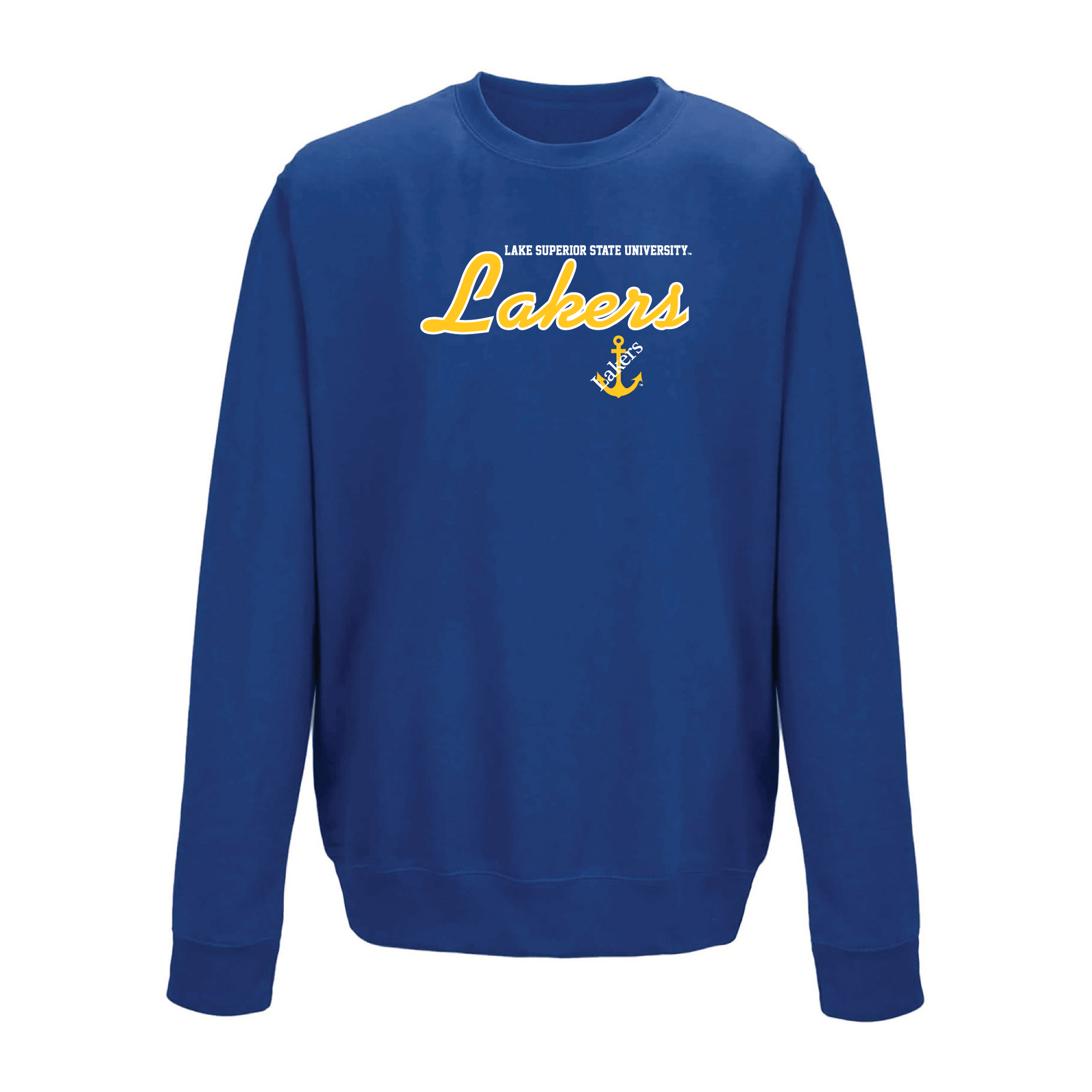 Lake Superior State University Lakers Machine Script Crewneck Sweatshirt