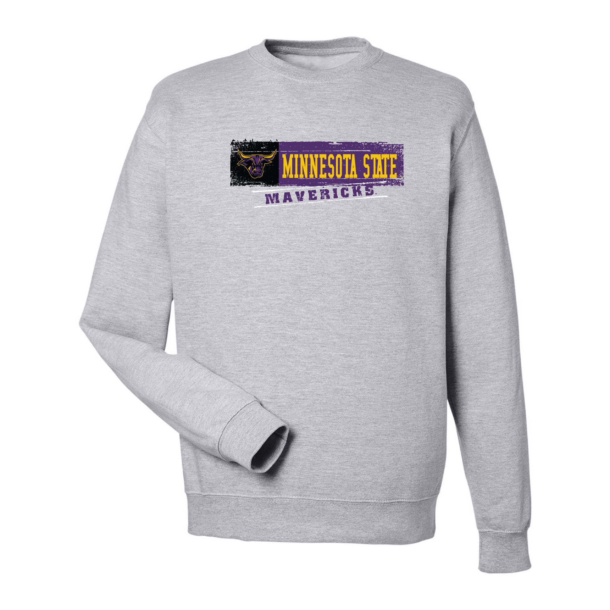 Minnesota State University Mankato Mavericks Sticker Crewneck Sweatshirt