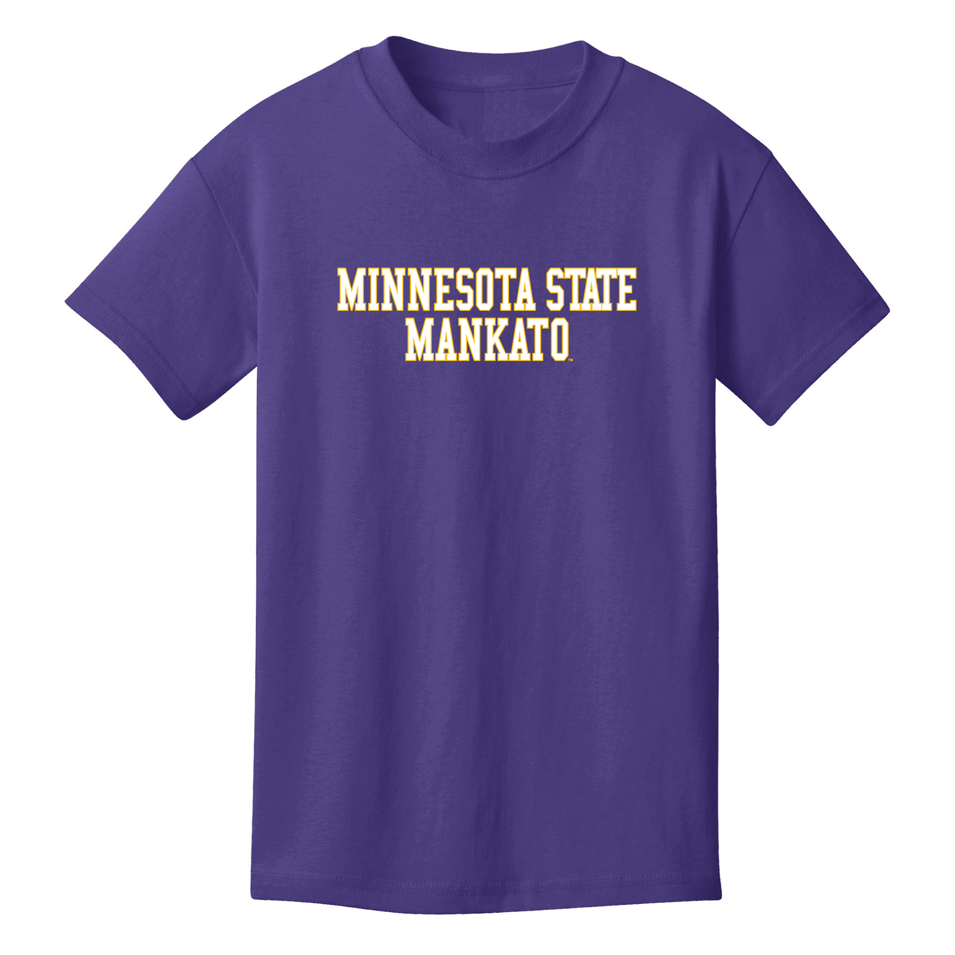 Minnesota State University Mankato Mavericks Block Youth T-Shirt
