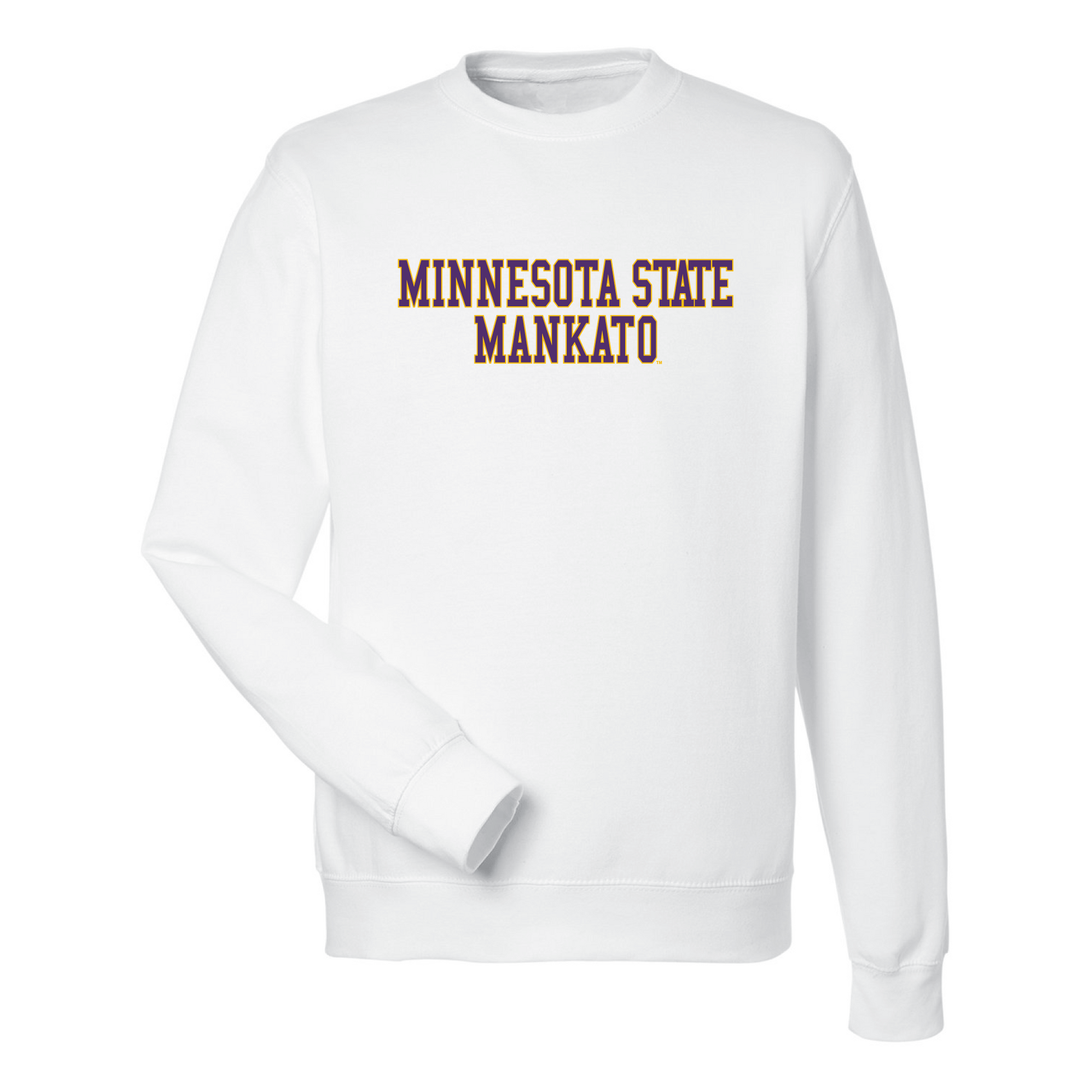 Minnesota State University Mankato Mavericks Block Crewneck Sweatshirt