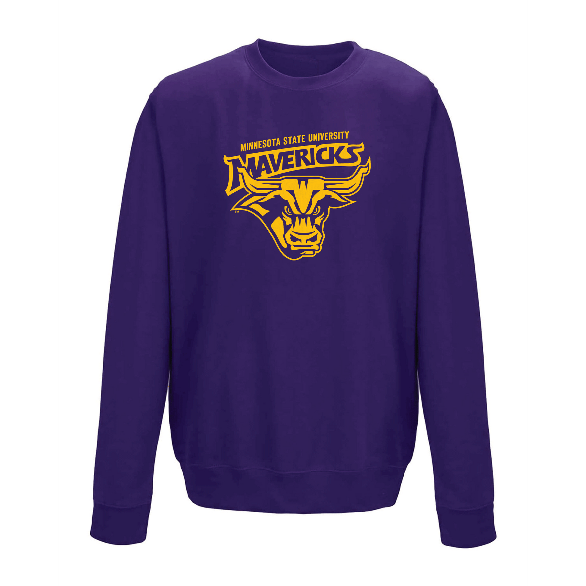 Minnesota State University Mankato Mavericks Jumbo Logo Crewneck Sweatshirt