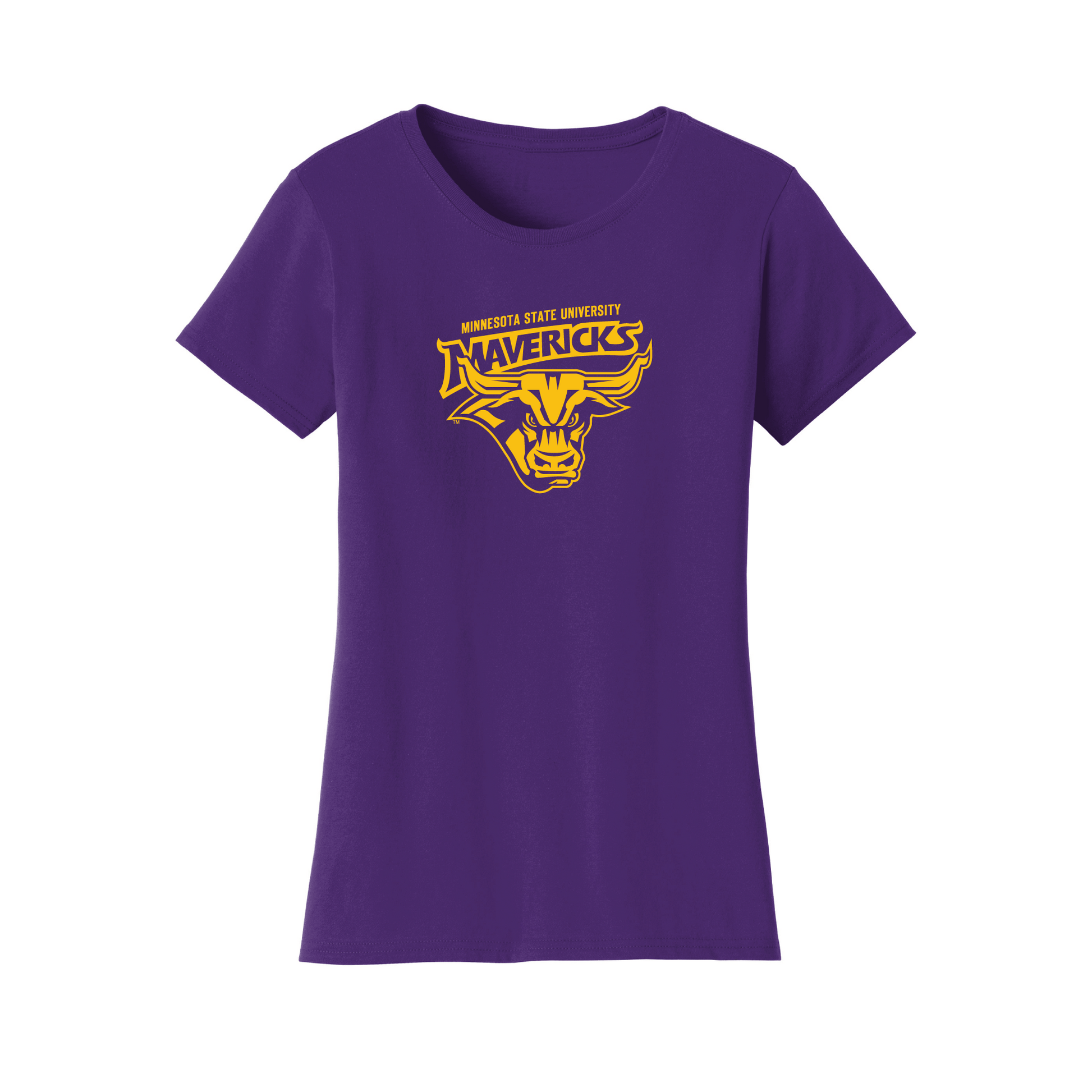 Minnesota State University Mankato Mavericks Jumbo Logo Womens T-Shirt