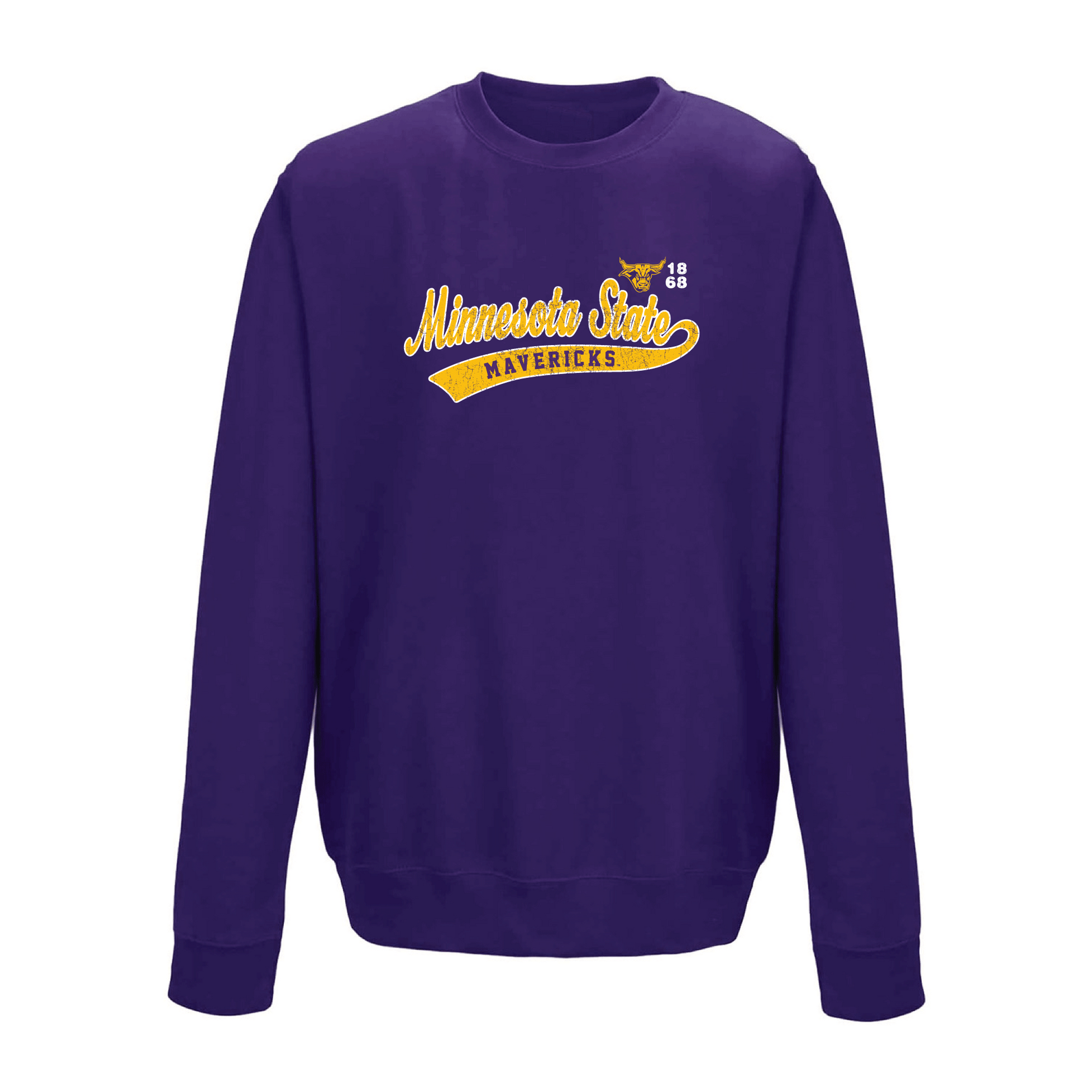 Minnesota State University Mankato Mavericks Old School Crewneck Sweatshirt