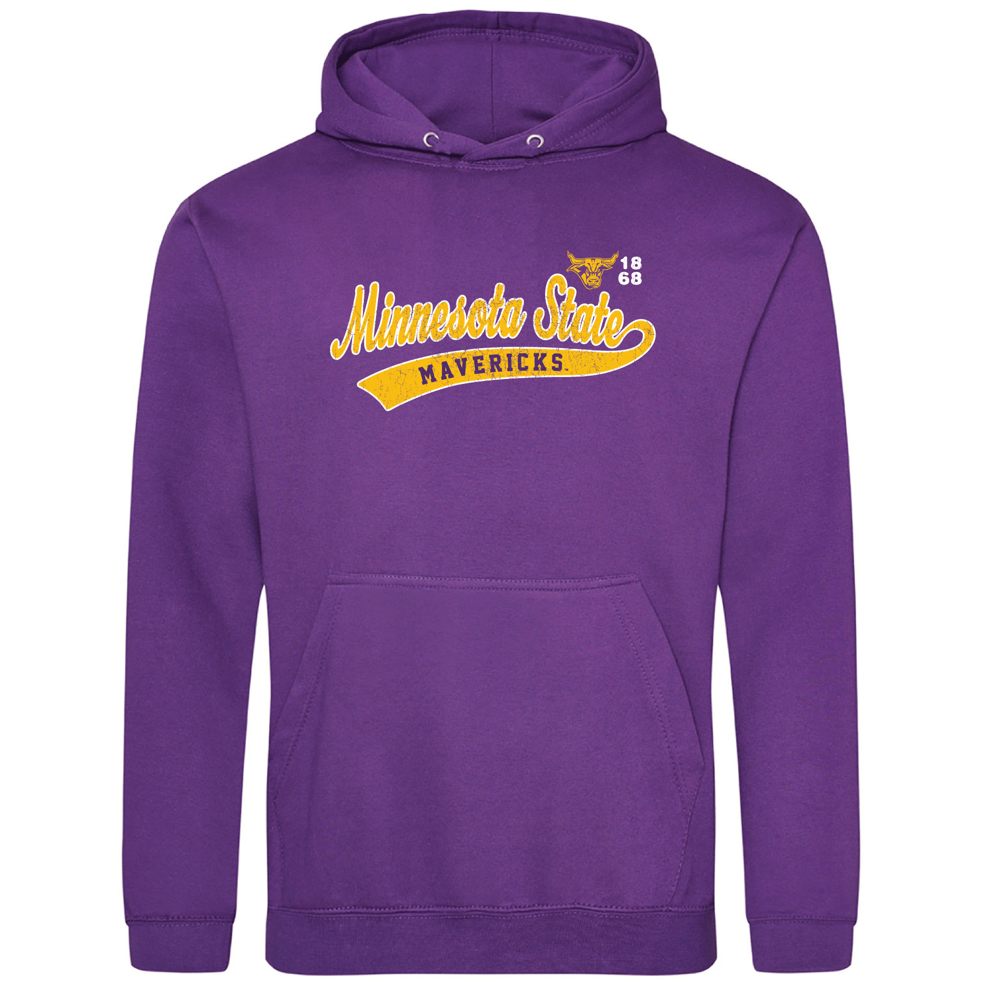 Minnesota State University Mankato Mavericks Old School Hooded Sweatshirt