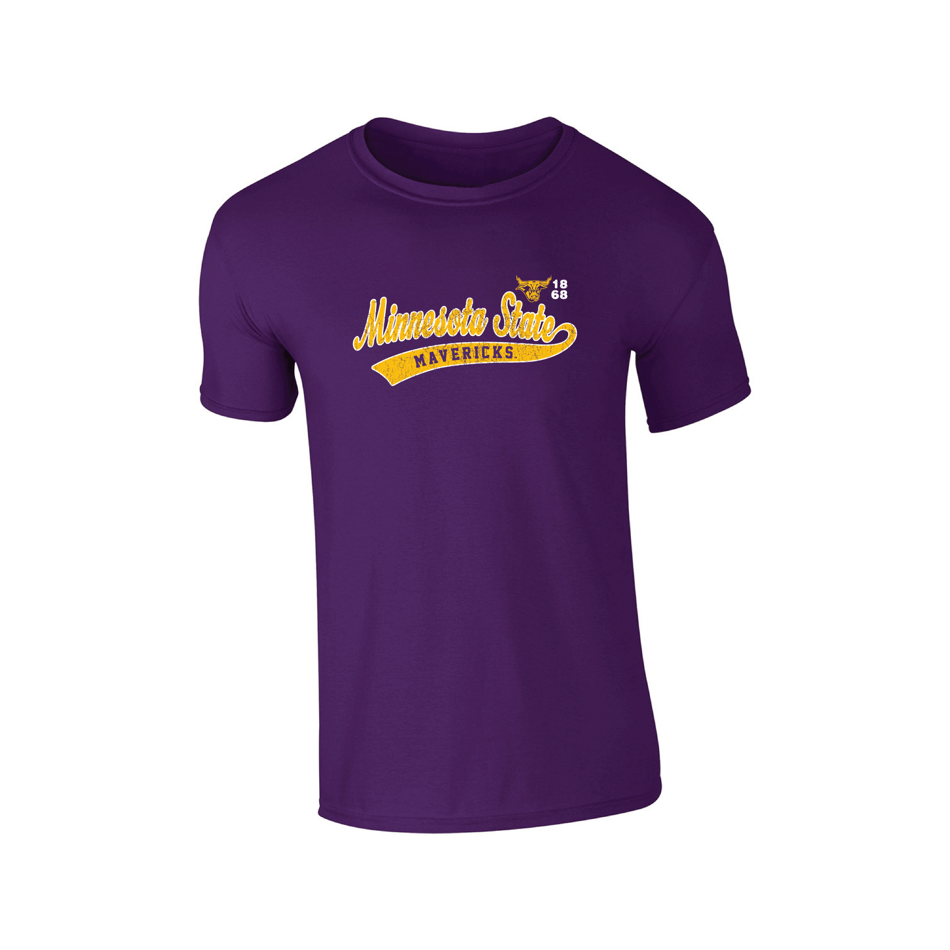 Minnesota State University Mankato Mavericks Old School Adult T-Shirt