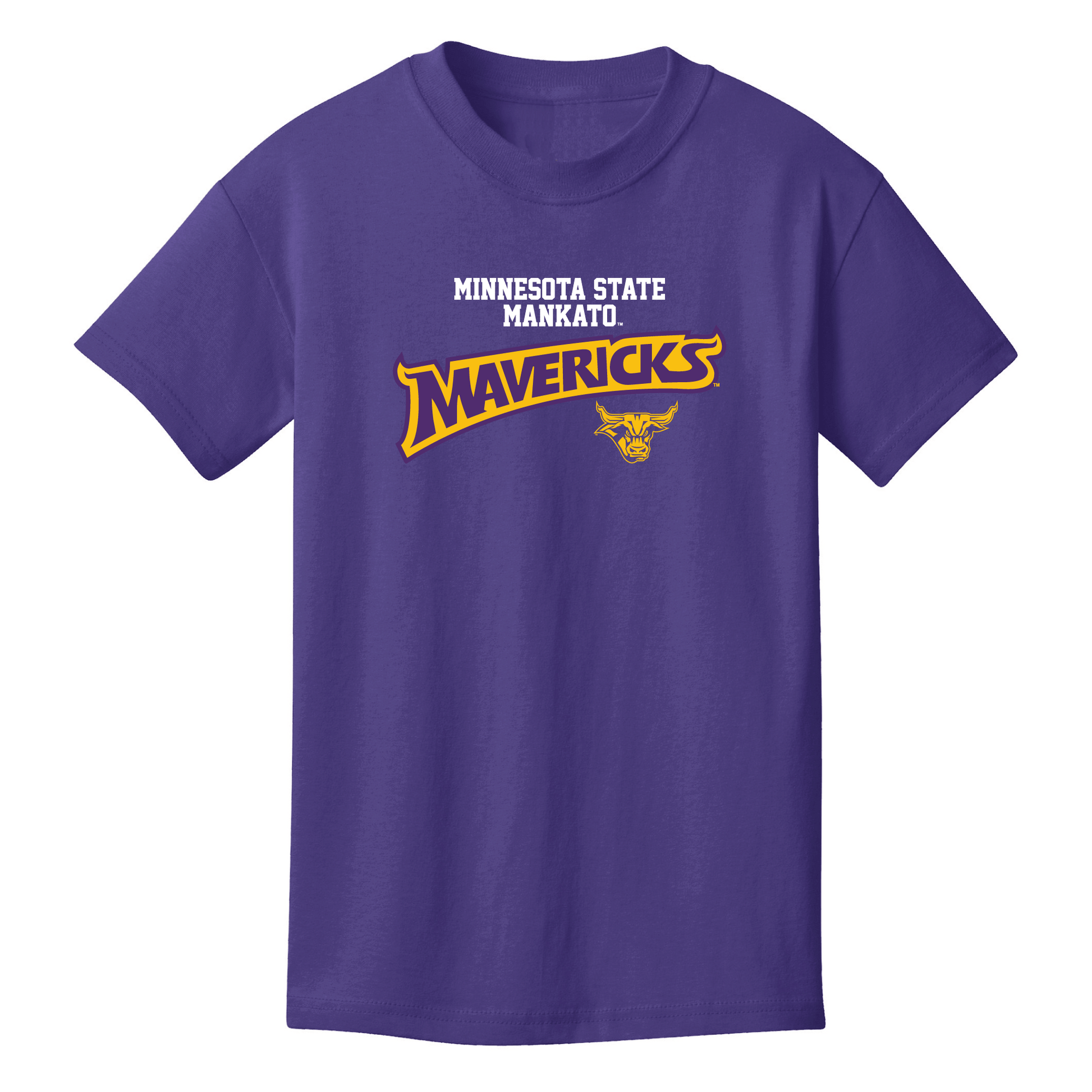 Minnesota State University Mankato Mavericks Machine Script Youth T-Shirt