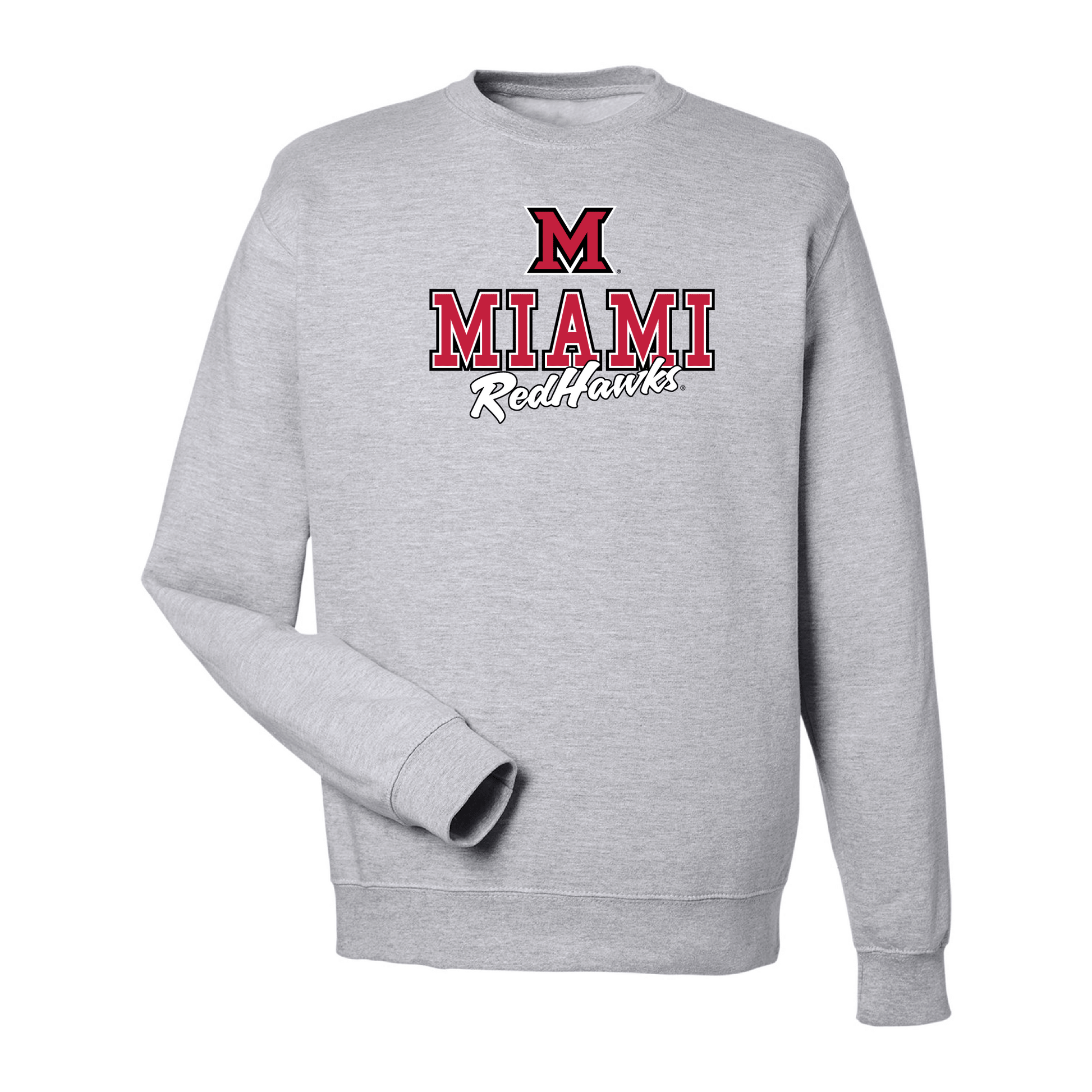 Miami University RedHawks Campus Script Crewneck Sweatshirt