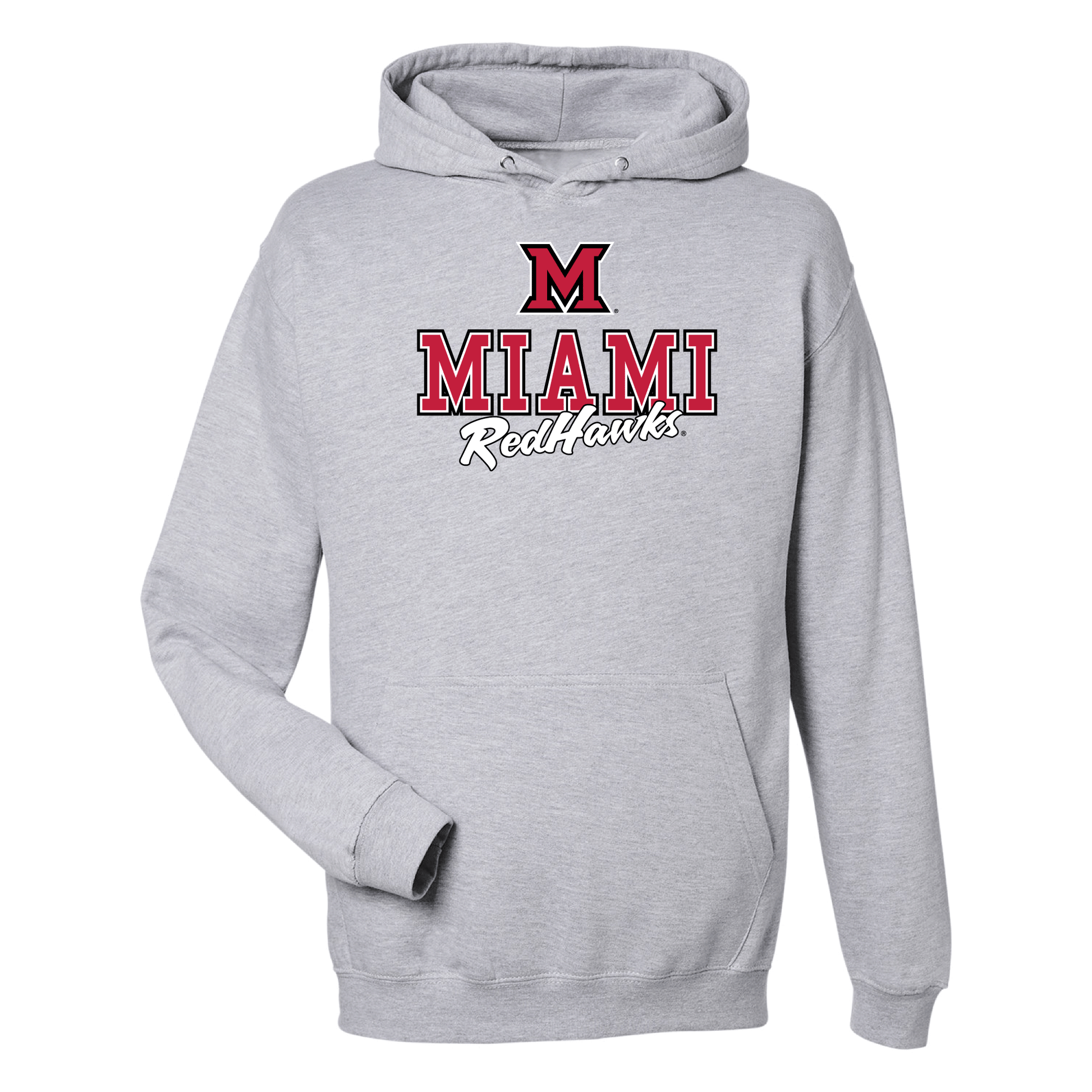 Miami University RedHawks Campus Script Hooded Sweatshirt