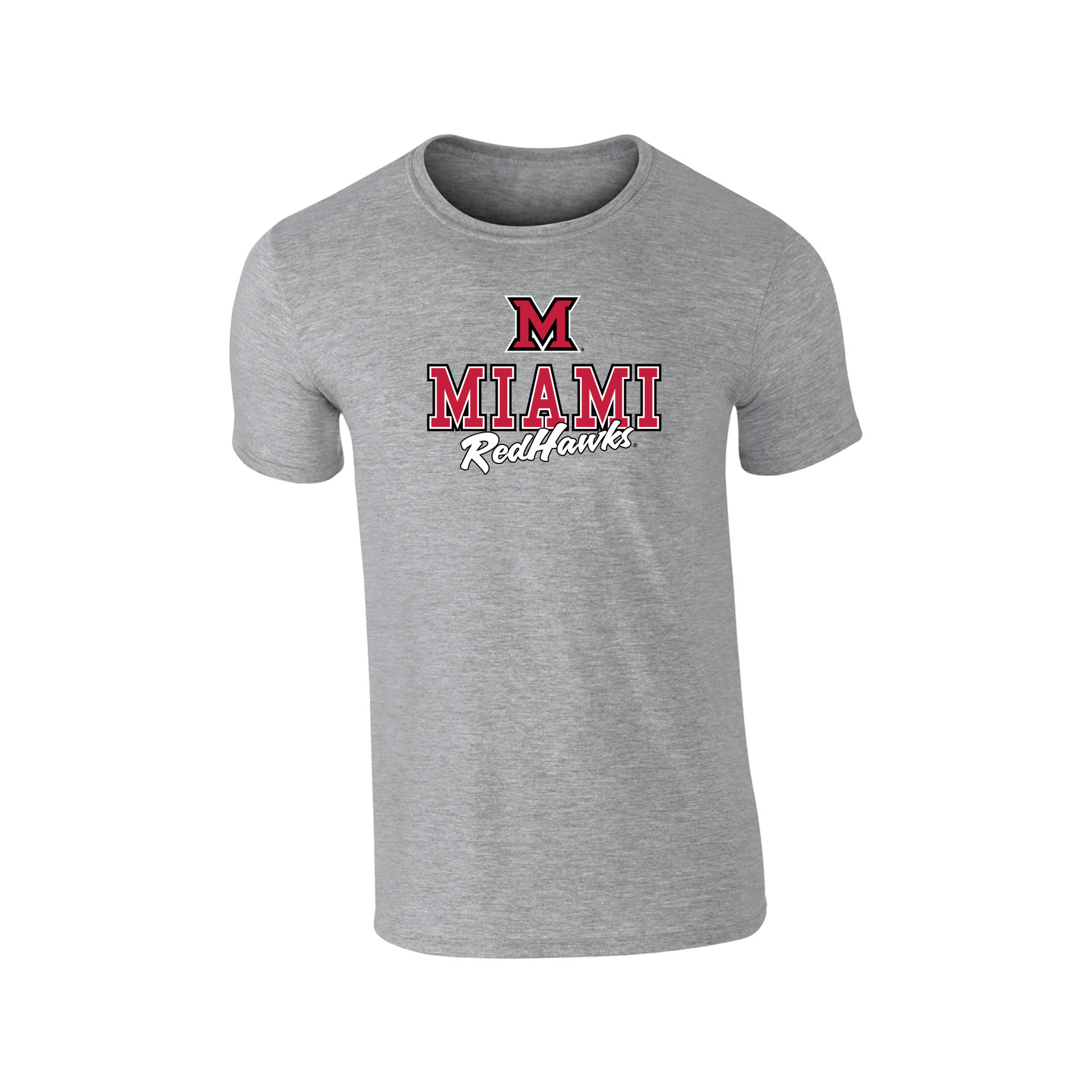 Miami University RedHawks Campus Script Adult T-Shirt