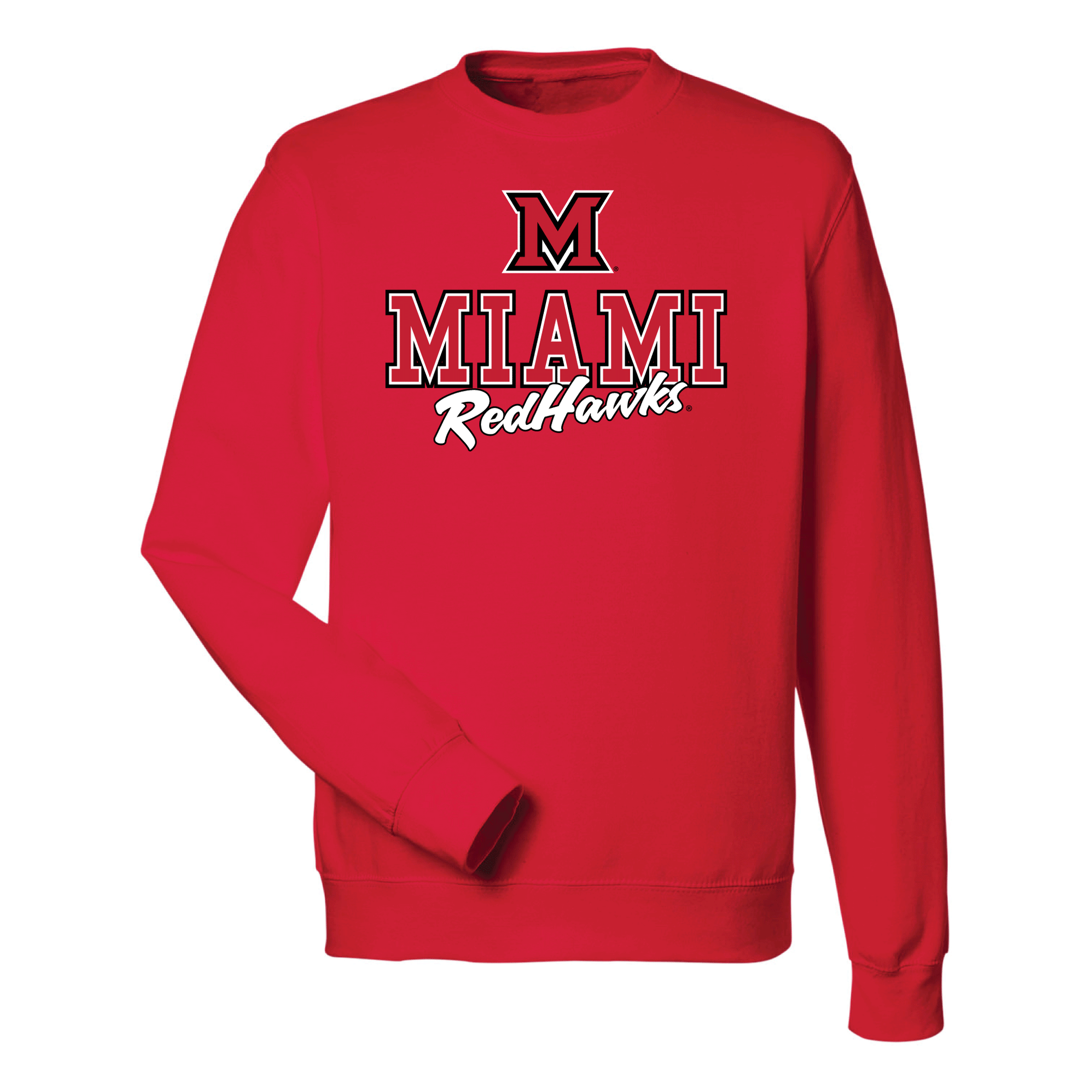 Miami University RedHawks Campus Script Crewneck Sweatshirt