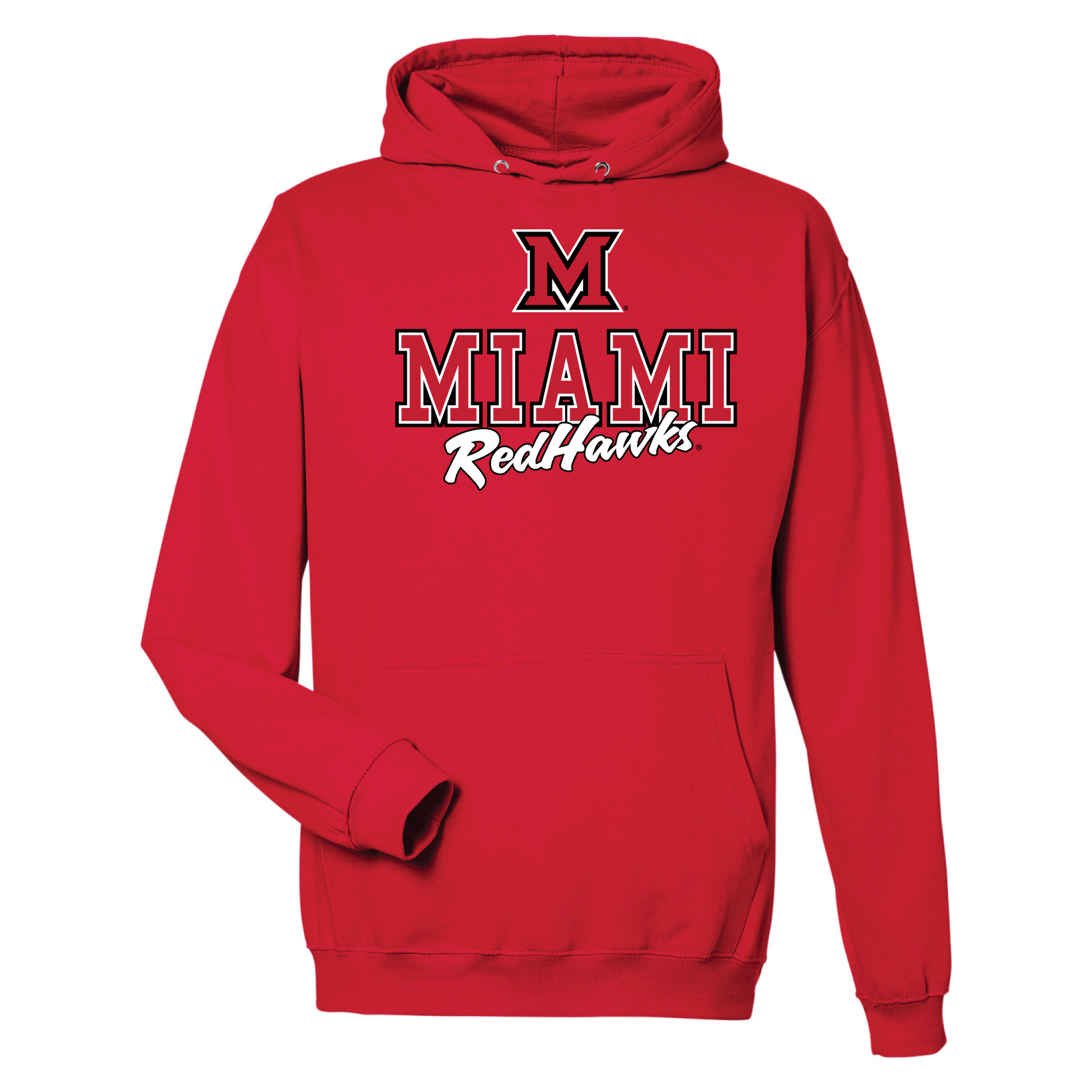 Miami University RedHawks Campus Script Hooded Sweatshirt