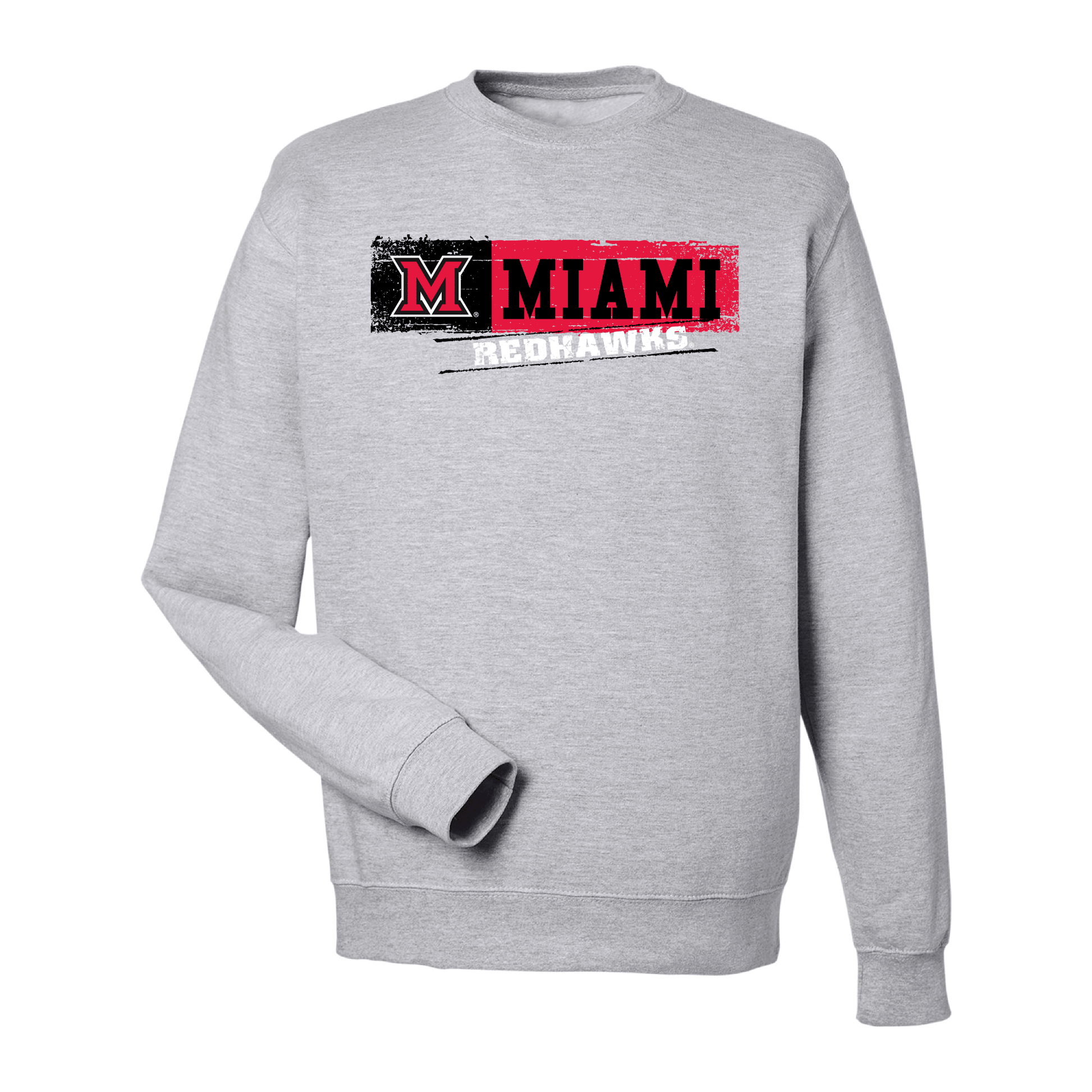Miami University RedHawks Sticker Crewneck Sweatshirt