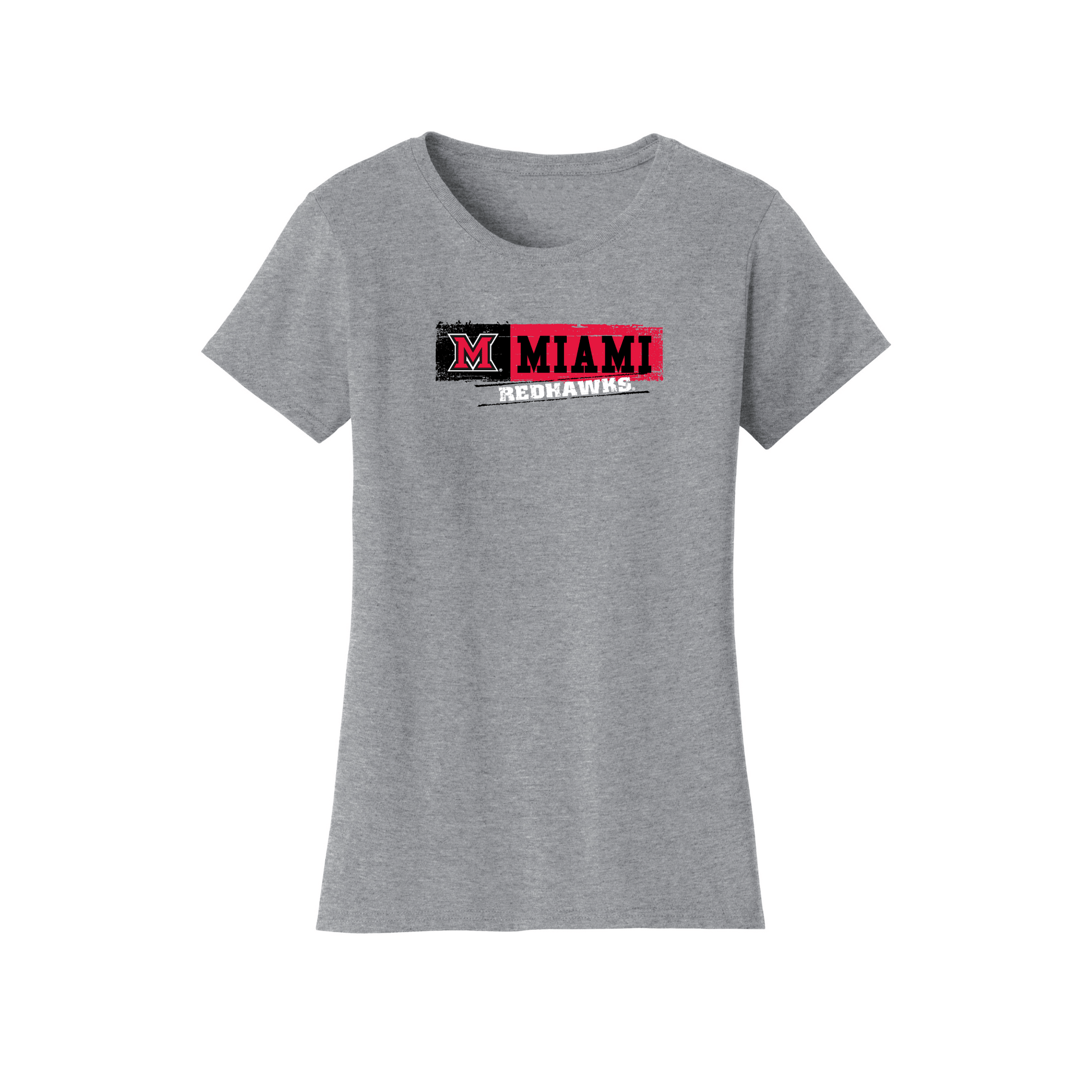 Miami University RedHawks Sticker Womens T-Shirt