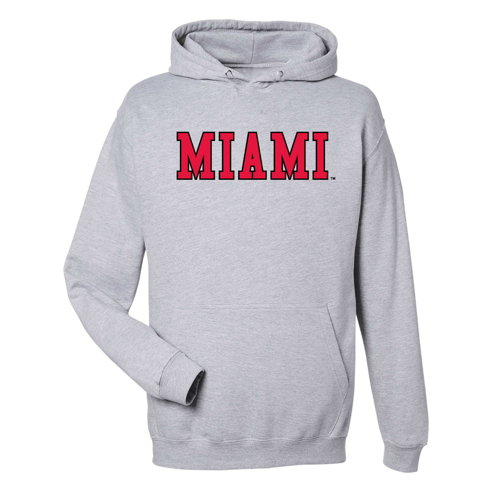 Miami University RedHawks Block Hooded Sweatshirt
