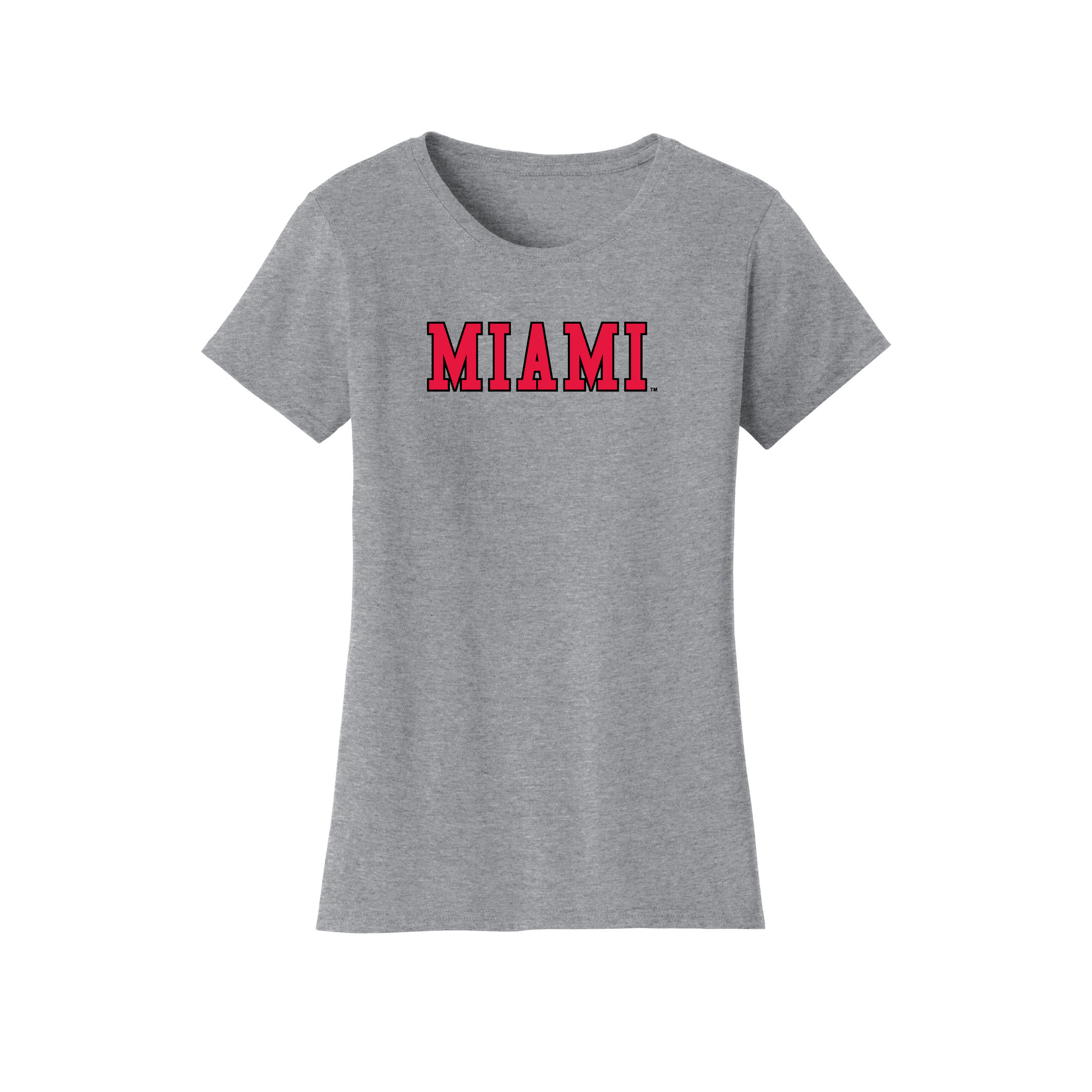 Miami University RedHawks Block Womens T-Shirt