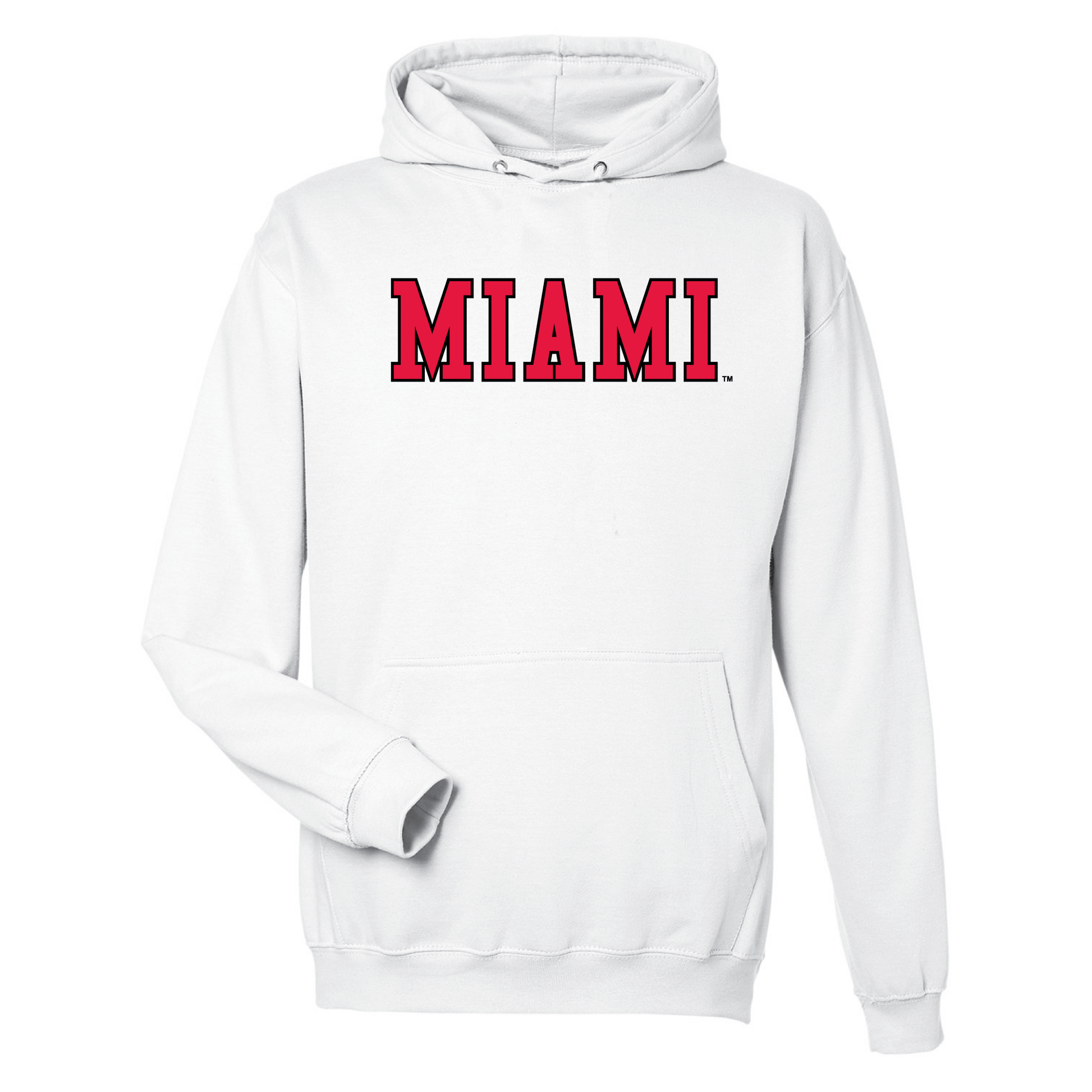 Miami University RedHawks Block Hooded Sweatshirt