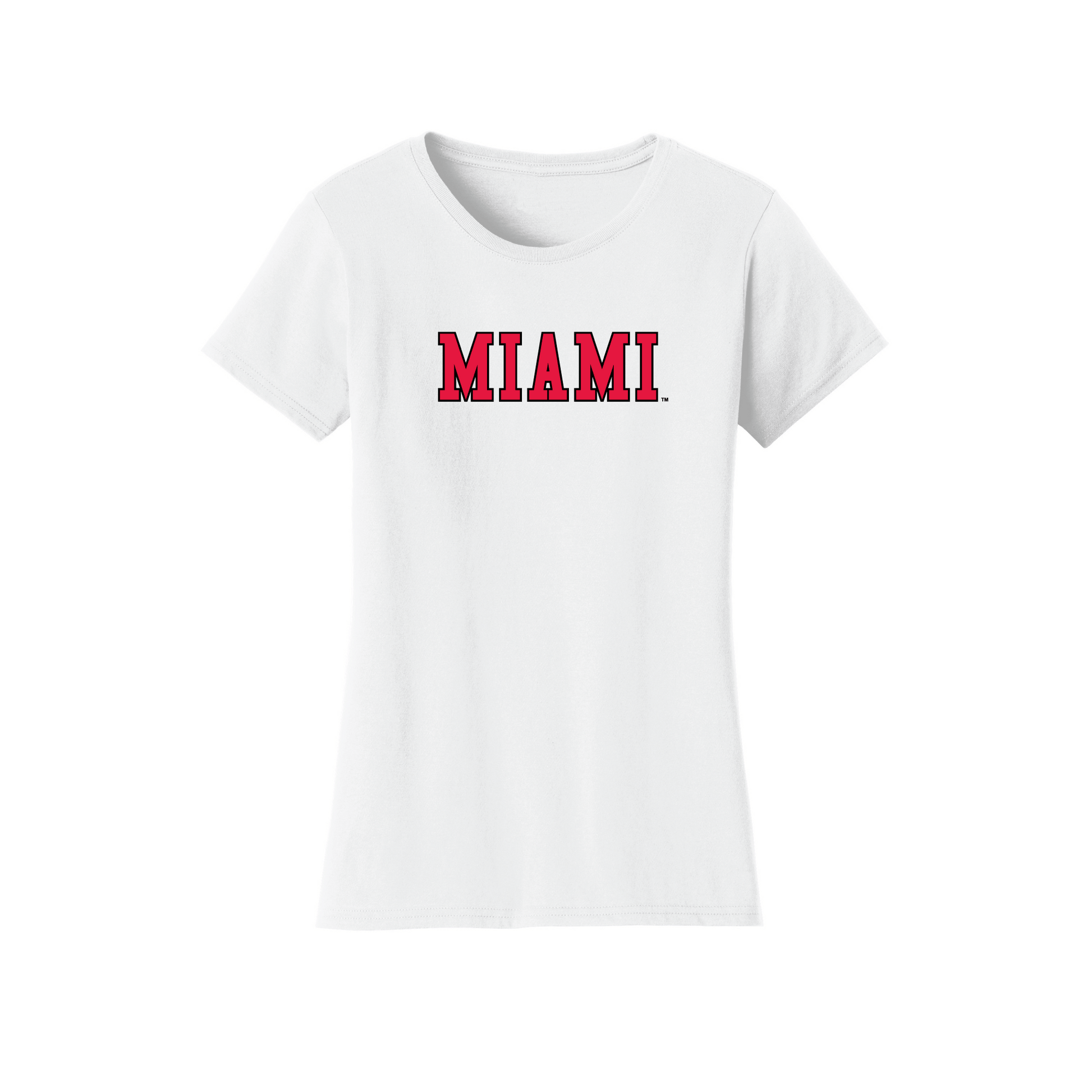 Miami University RedHawks Block Womens T-Shirt