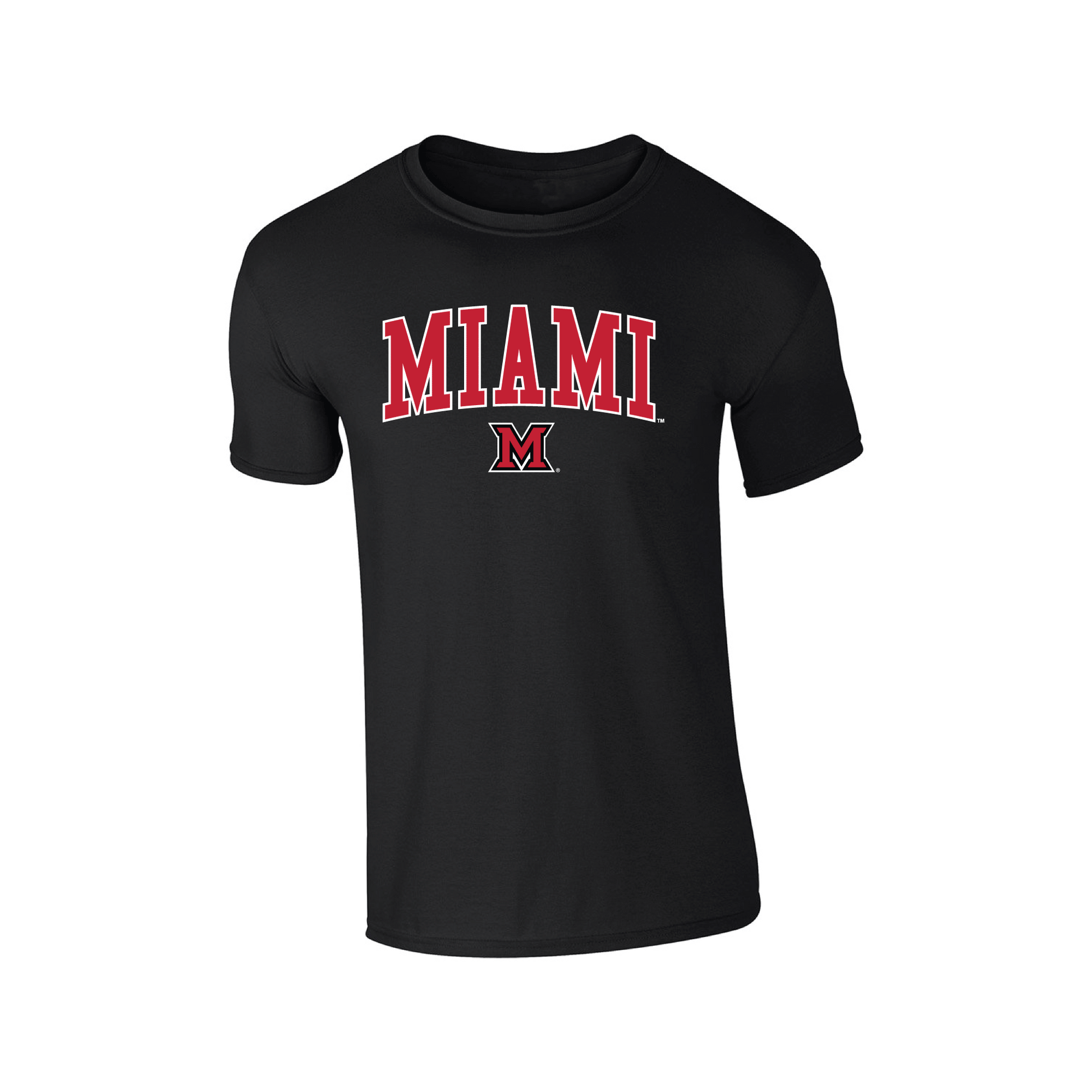 Miami University RedHawks Jumbo Arch Adult T-Shirt