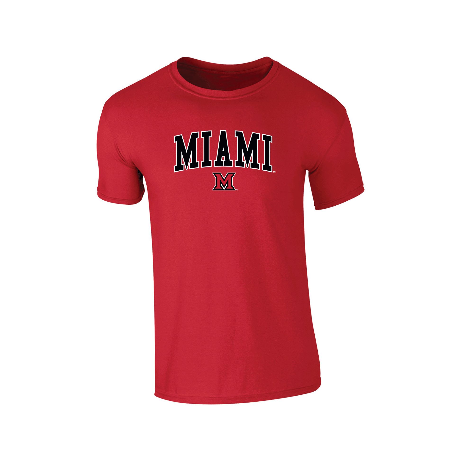 Miami University RedHawks Jumbo Arch Adult T-Shirt