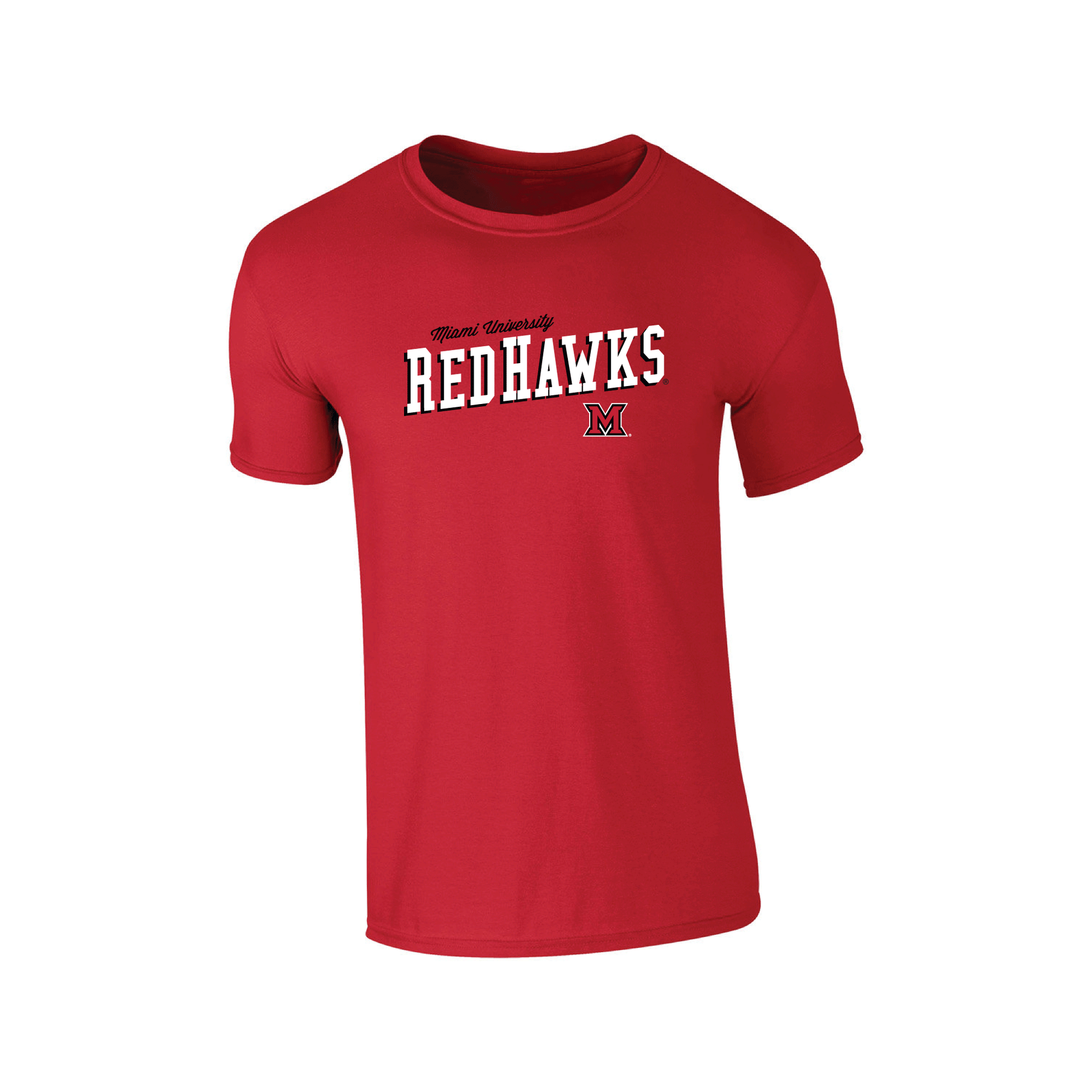 Miami University RedHawks Uphill Victory Adult T-Shirt
