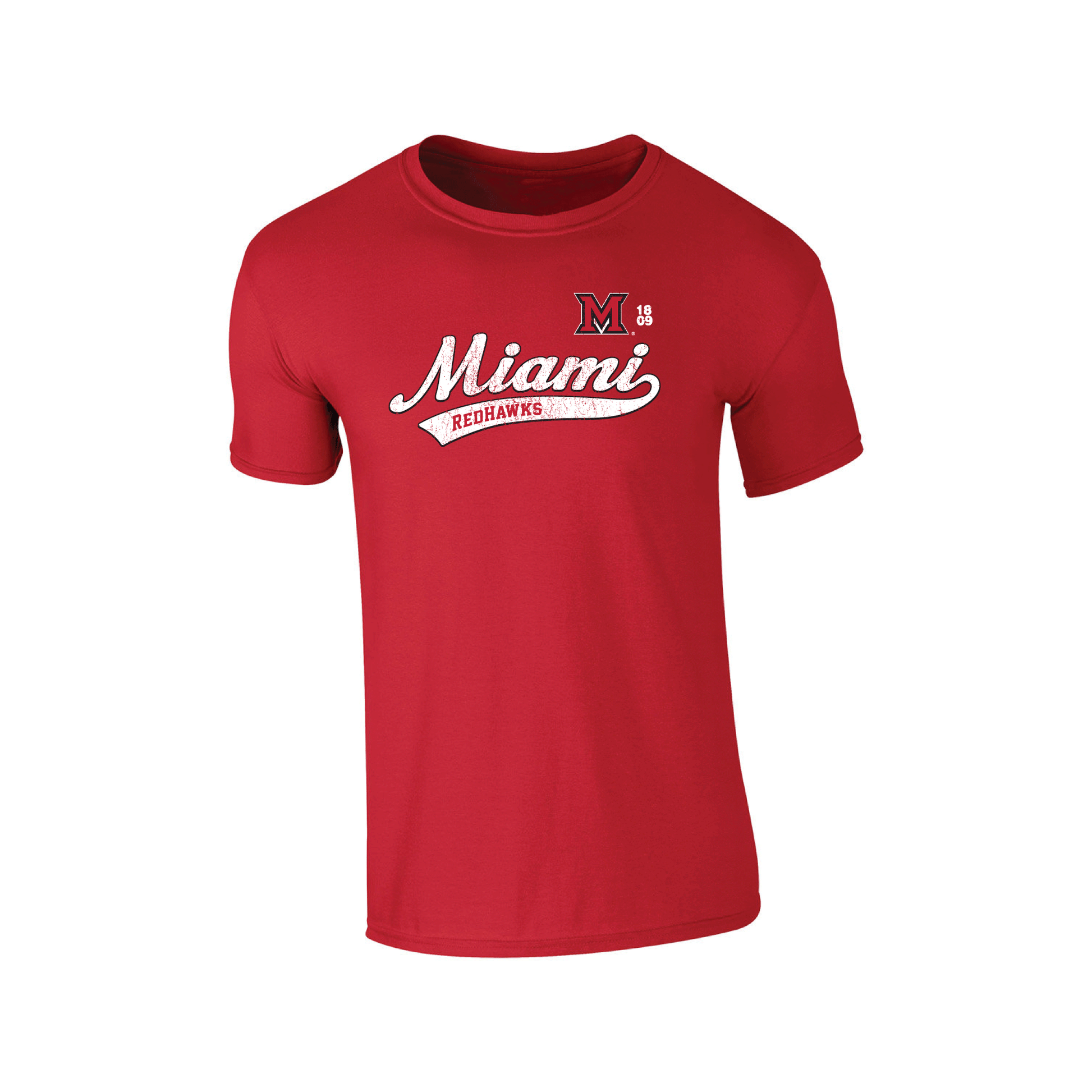 Miami University RedHawks Old School Adult T-Shirt