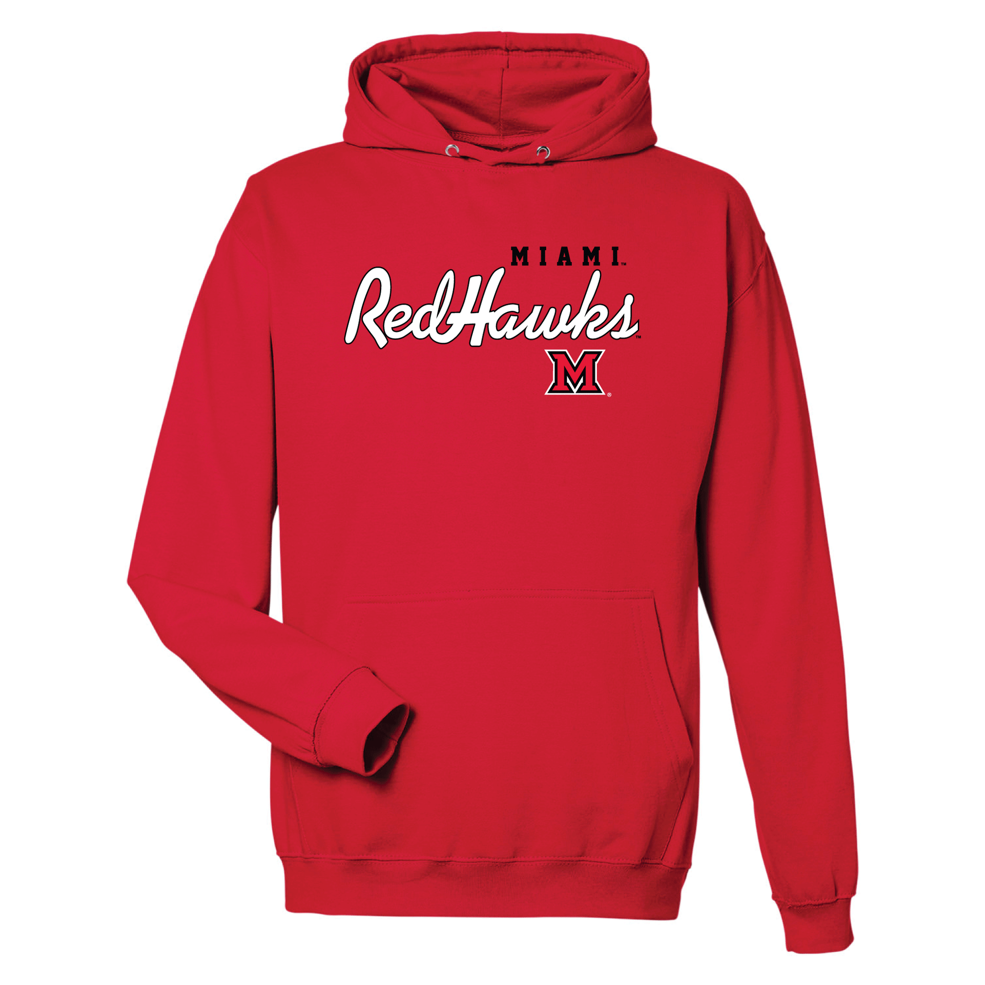 Miami University RedHawks Machine Script Hooded Sweatshirt