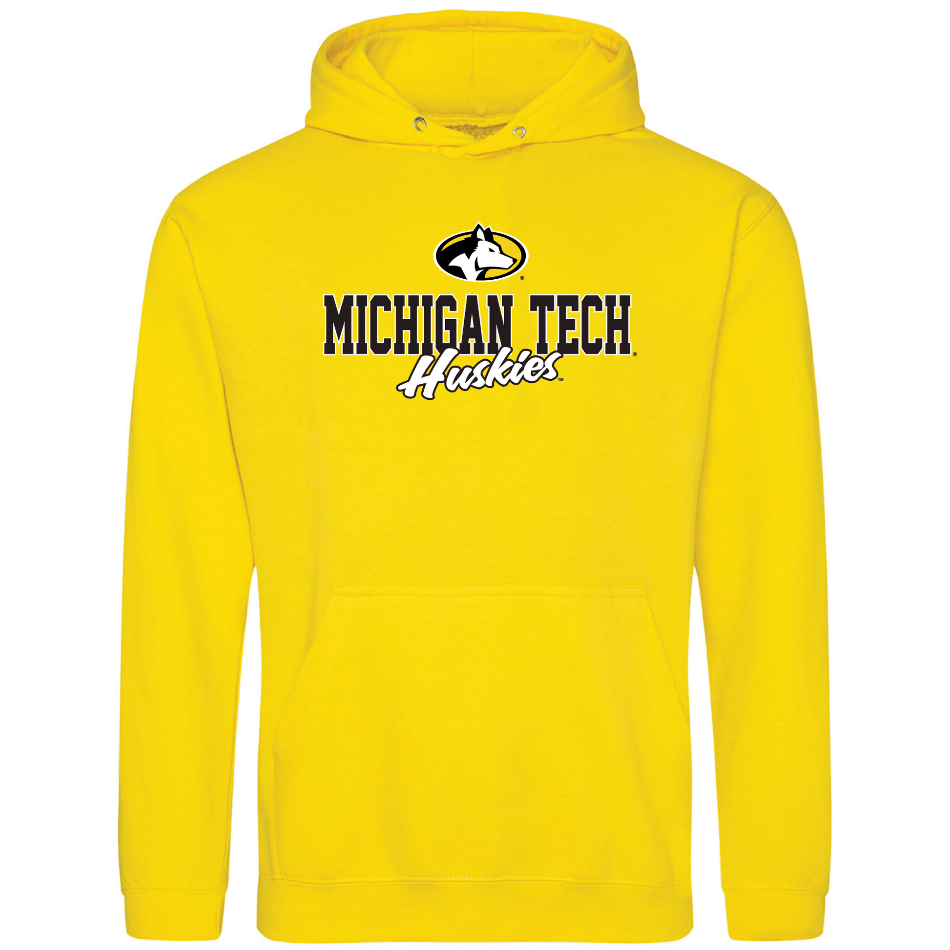 Michigan Technological University Huskies Campus Script Hooded Sweatshirt