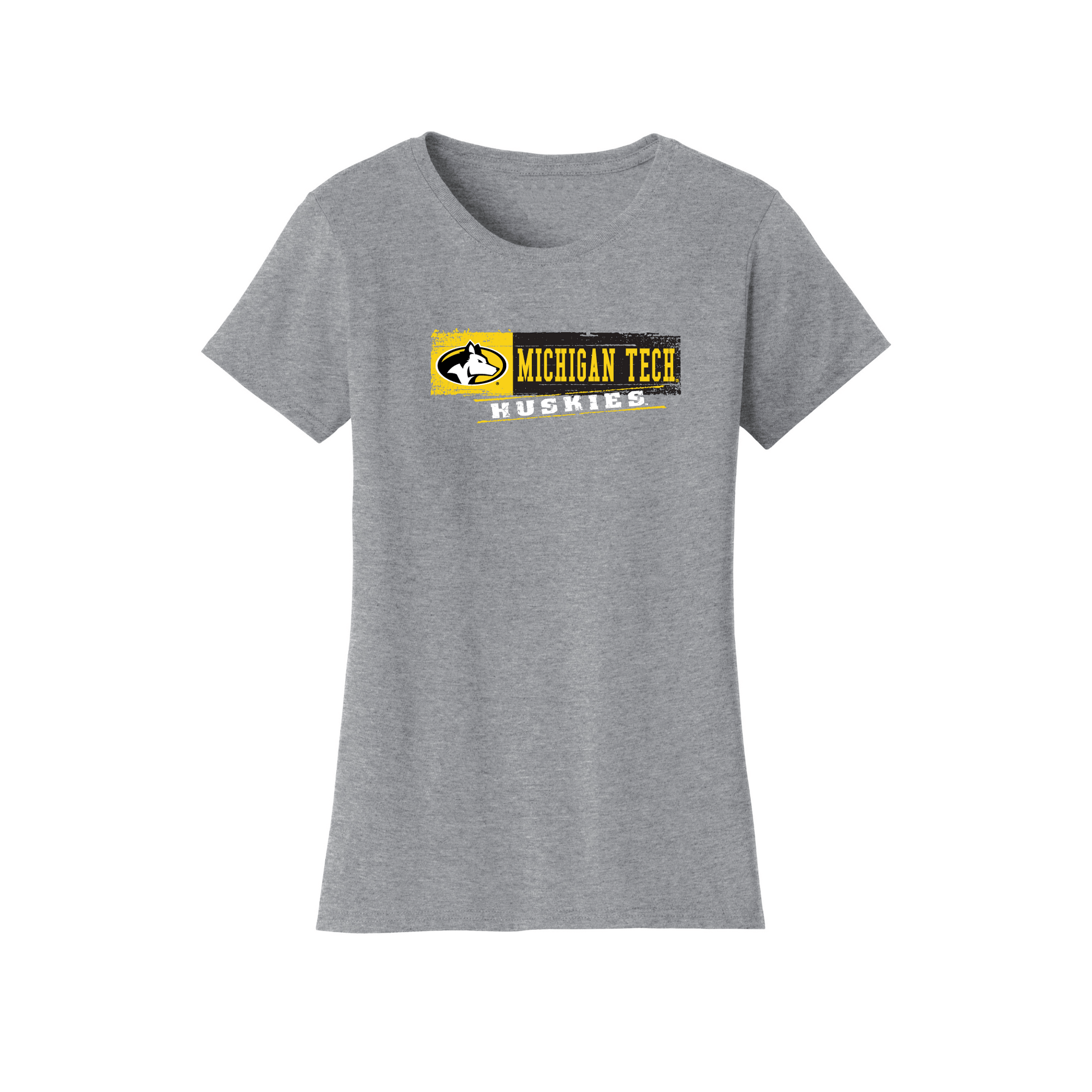 Michigan Technological University Huskies Sticker Womens T-Shirt