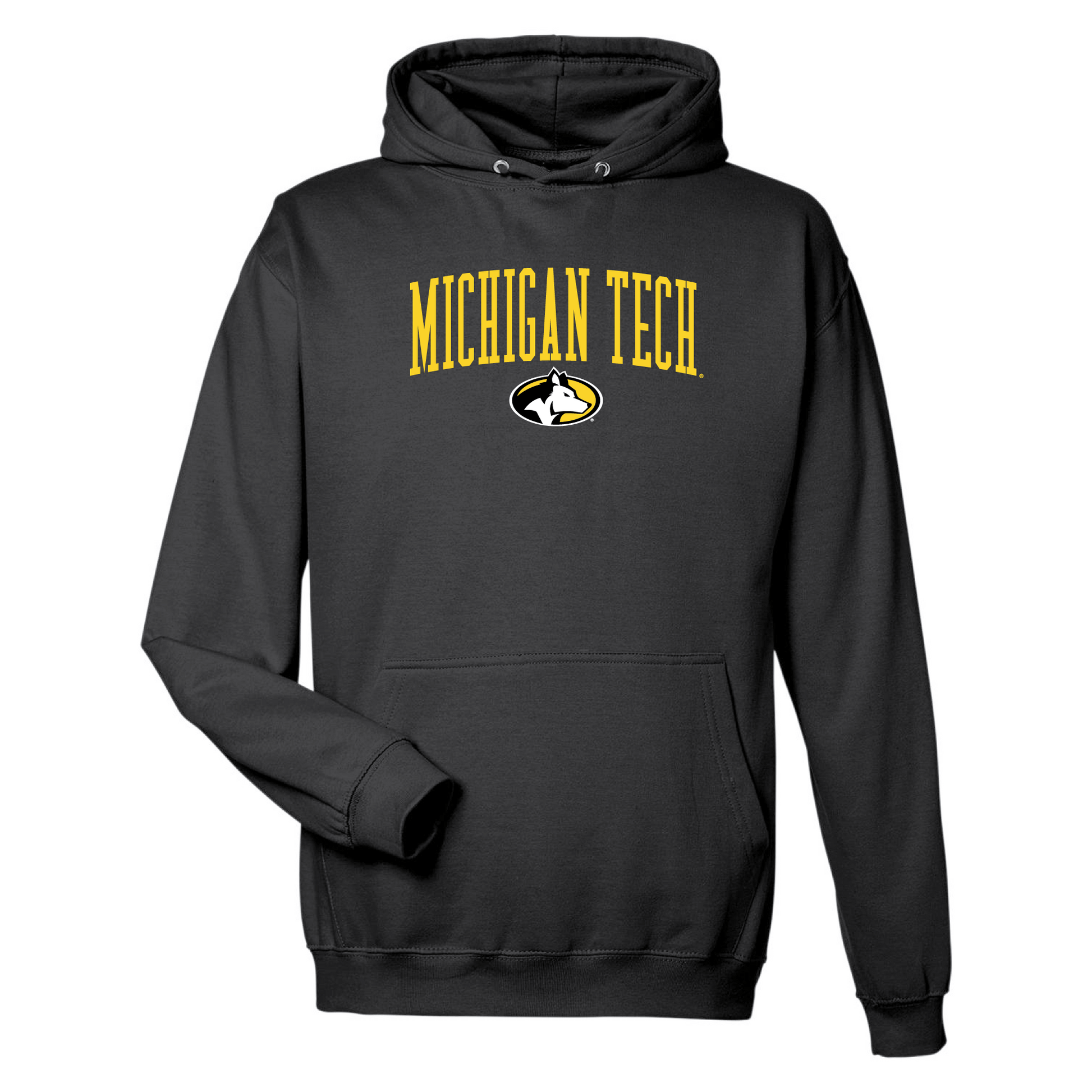 Michigan Technological University Huskies Jumbo Arch Hooded Sweatshirt