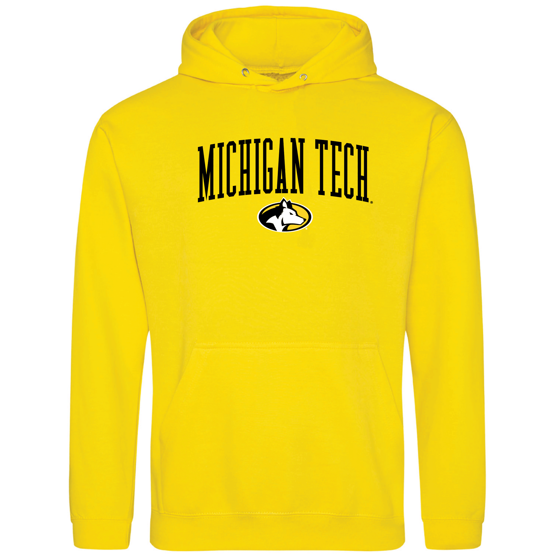 Michigan Technological University Huskies Jumbo Arch Hooded Sweatshirt